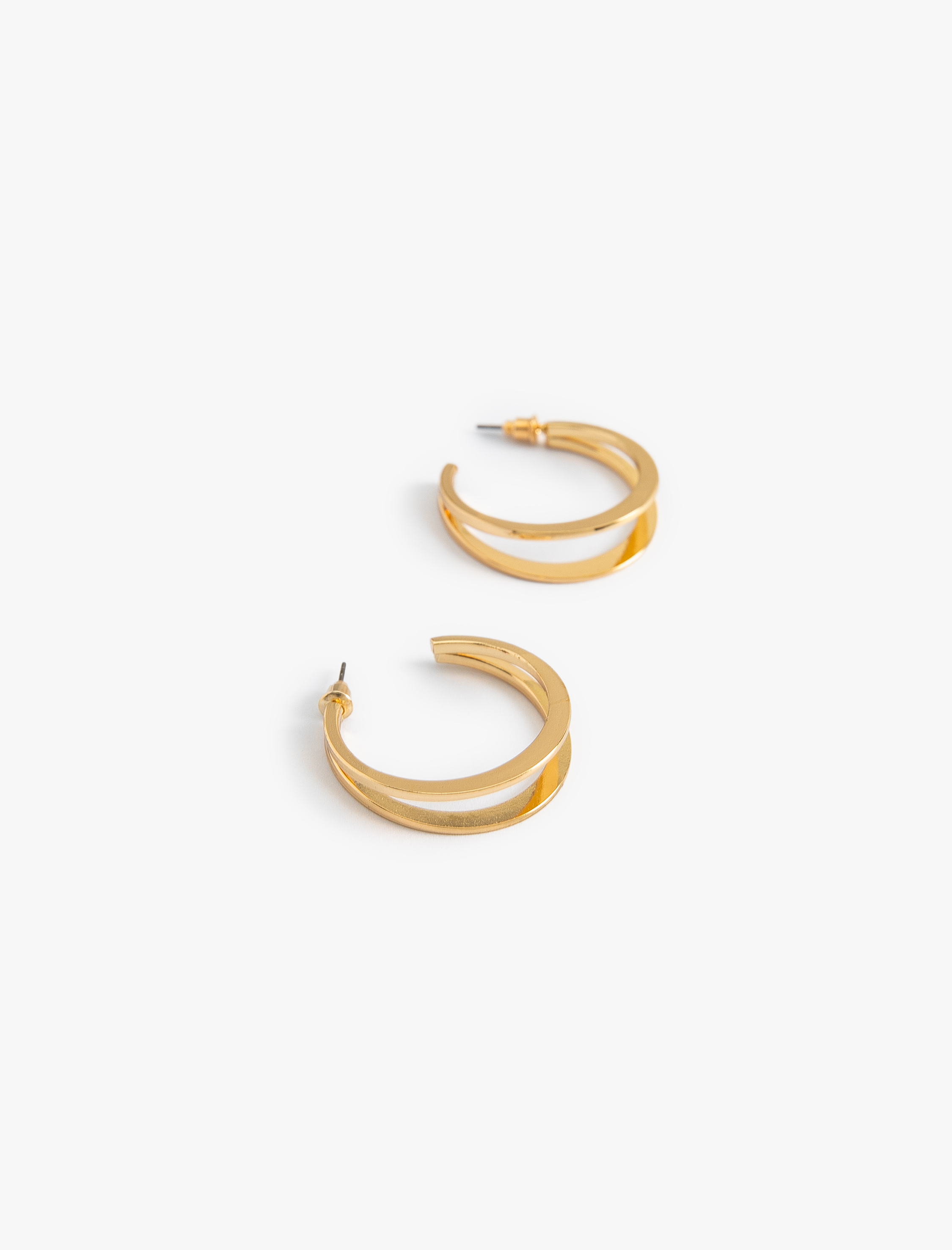  Kadın Çelik Halka Küpe Kalın