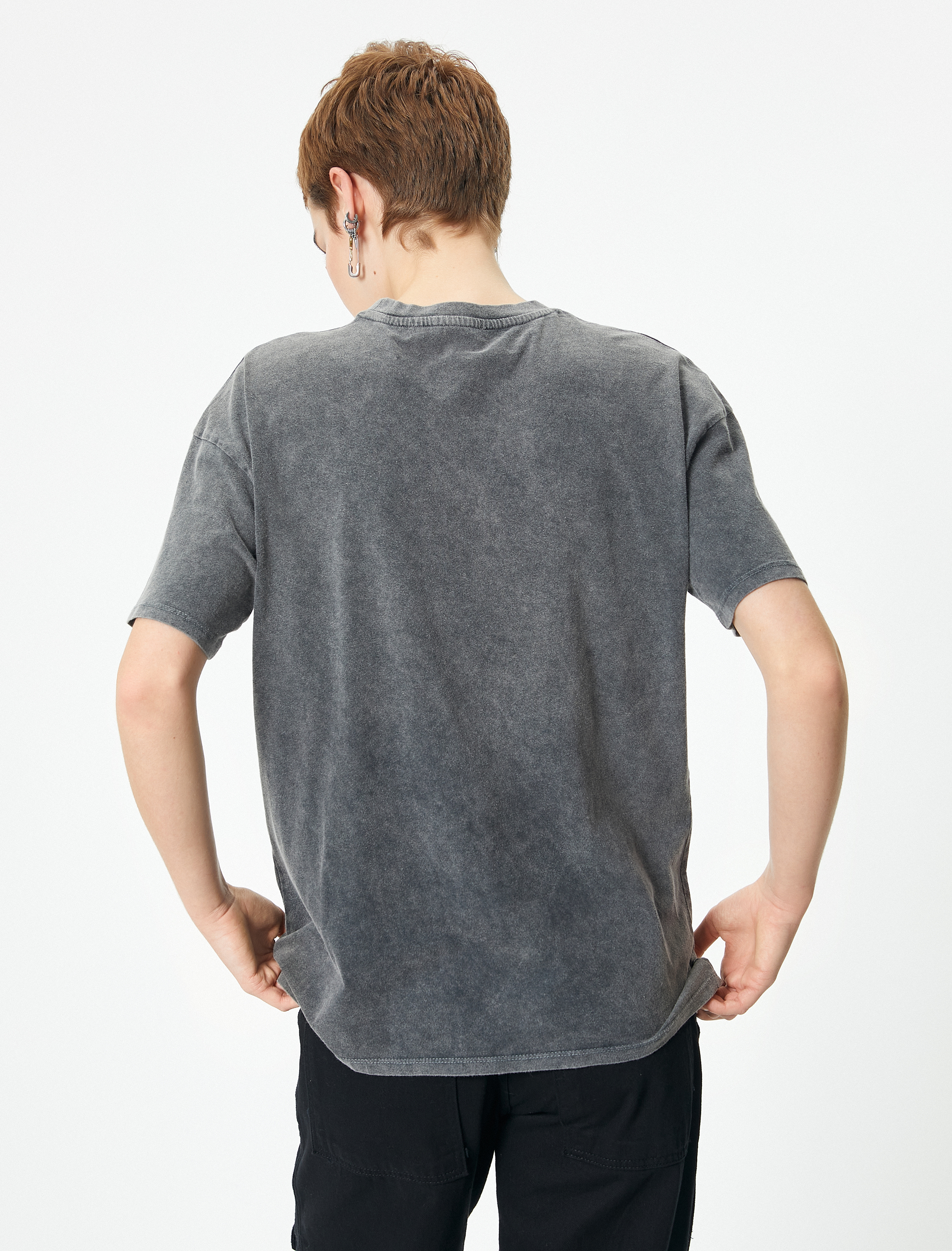   Guns N' Roses Tişört Lisanslı Bisiklet Yaka Pamuklu Rahat Kalıp