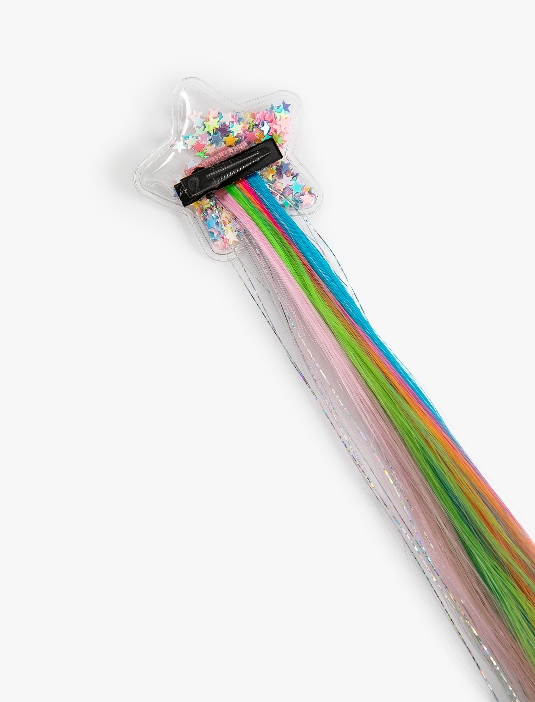  Kız Çocuk Yıldız Figürlü Renkli Saç Tokası