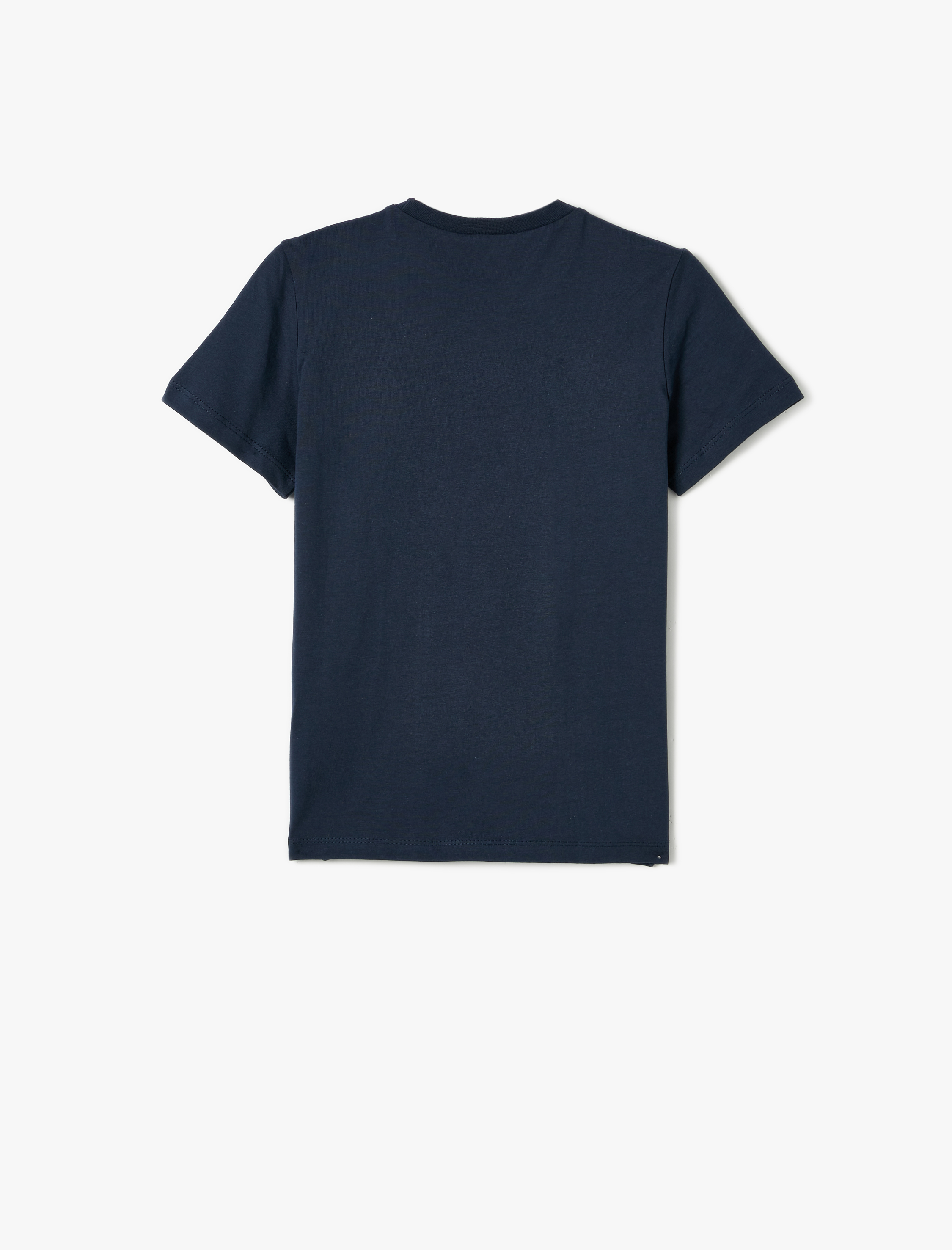  Erkek Çocuk Baskılı Tişört Bisiklet Yaka Kısa Kollu Pamuklu