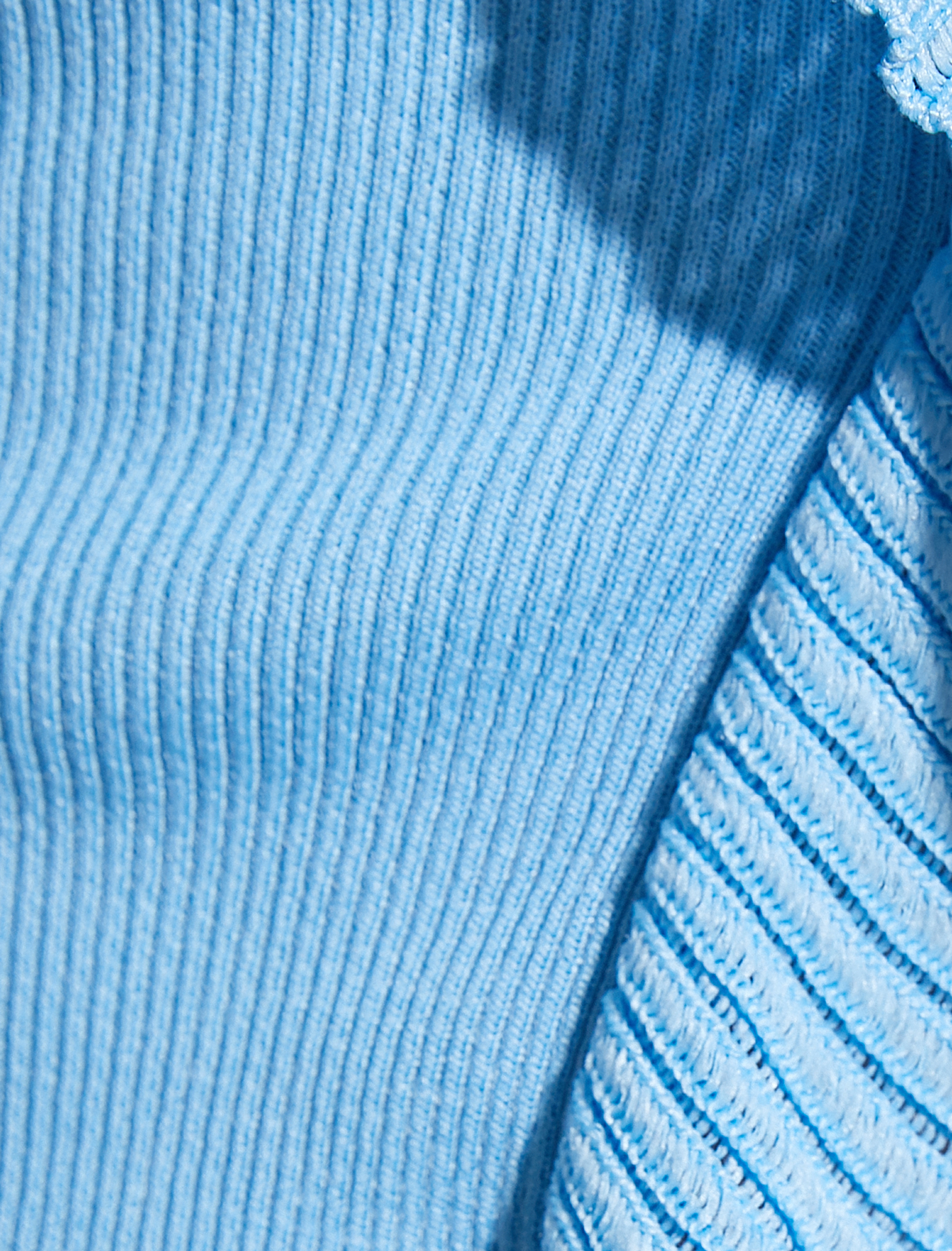   Crop Triko Hırka Fırfırlı V Yaka Bağlama Detaylı