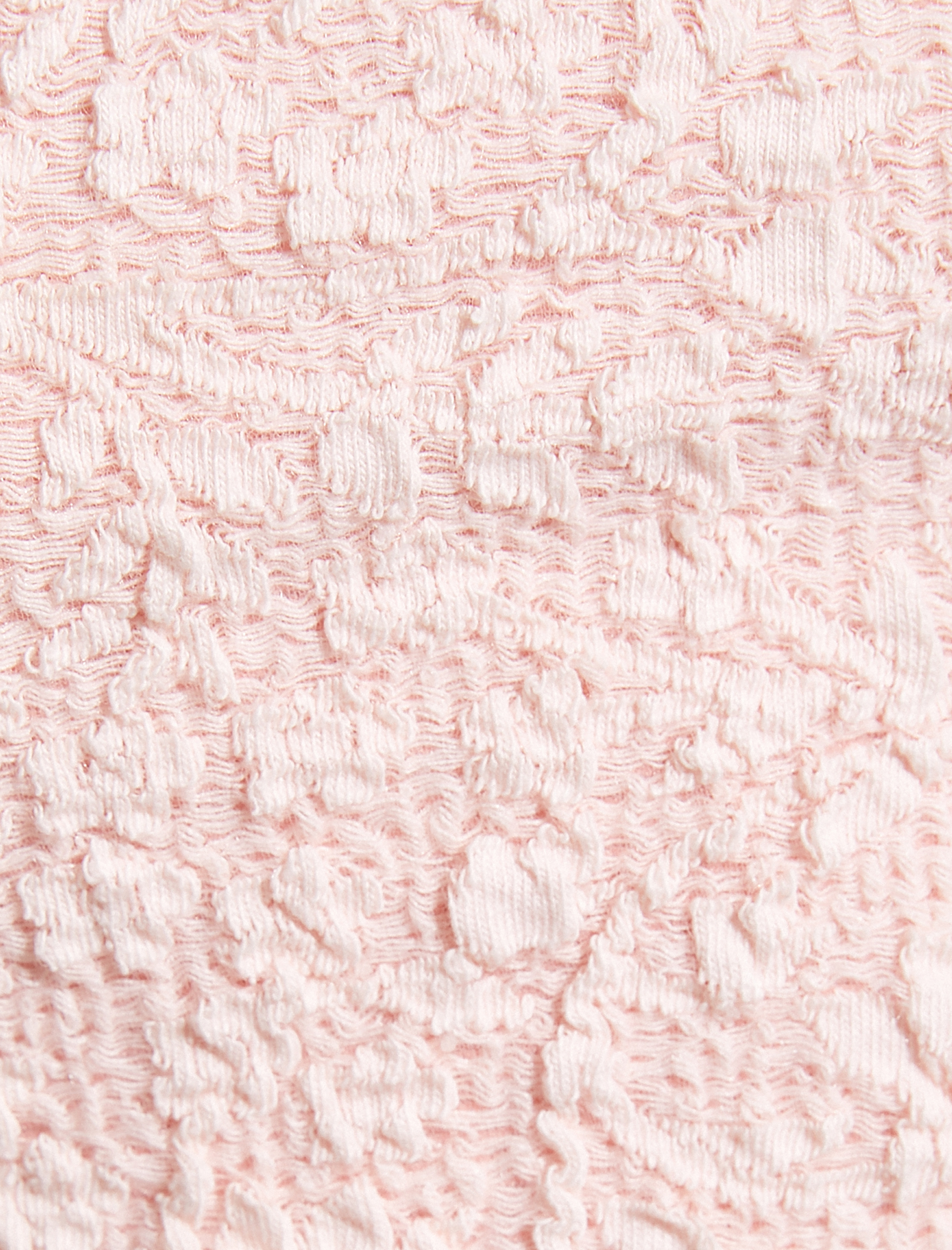   Crop Straplez Üst Çiçek Dokulu