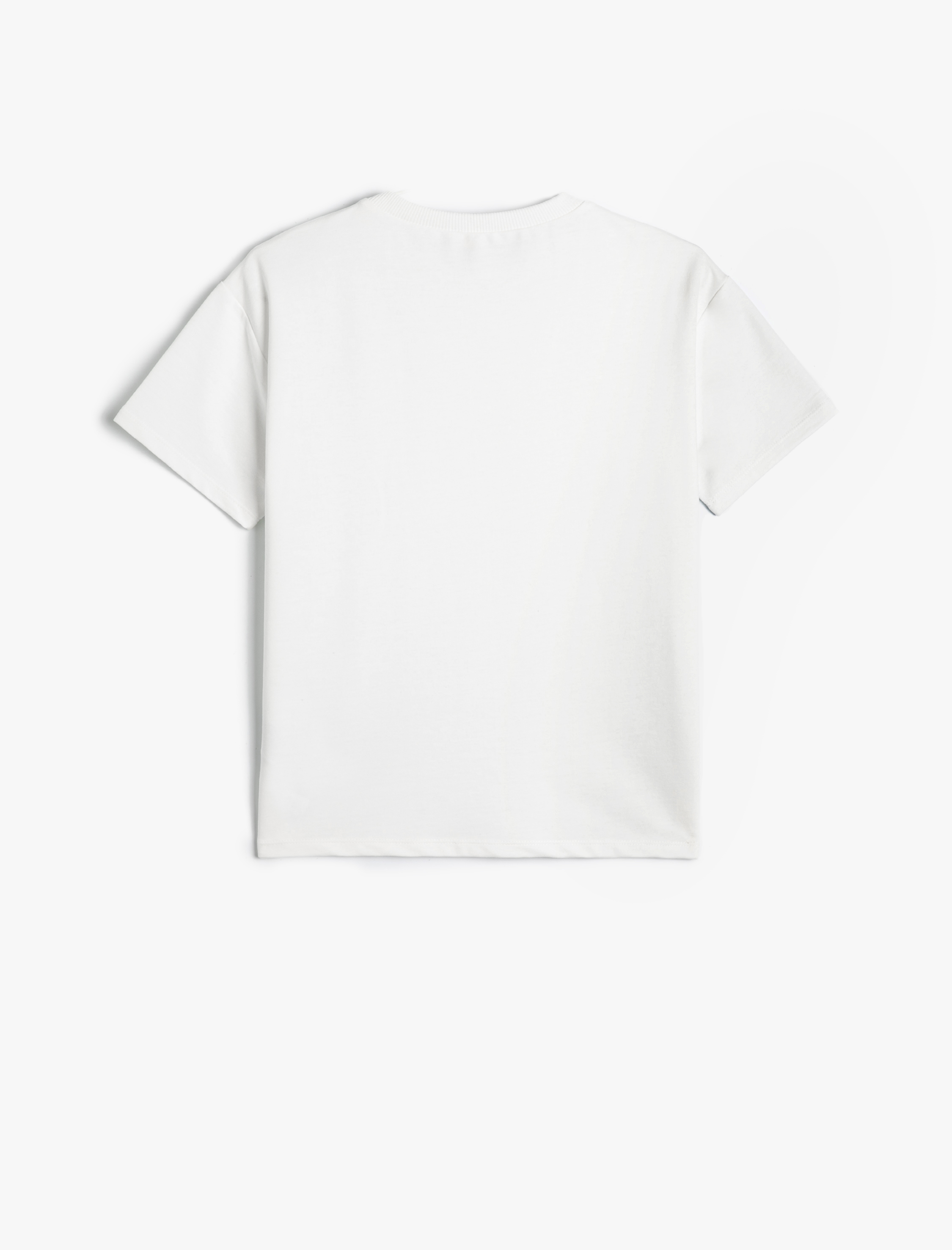  Erkek Çocuk Basic Tişört Kısa Kollu Bisiklet Yaka