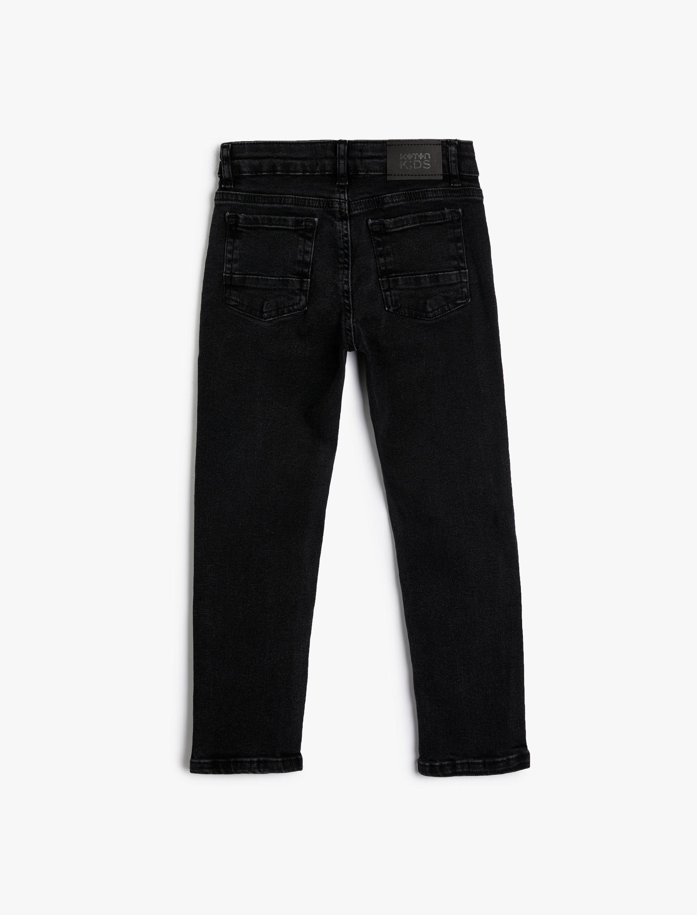  Erkek Çocuk Kot Pantolon Pamuklu Cepli - Slim Jean