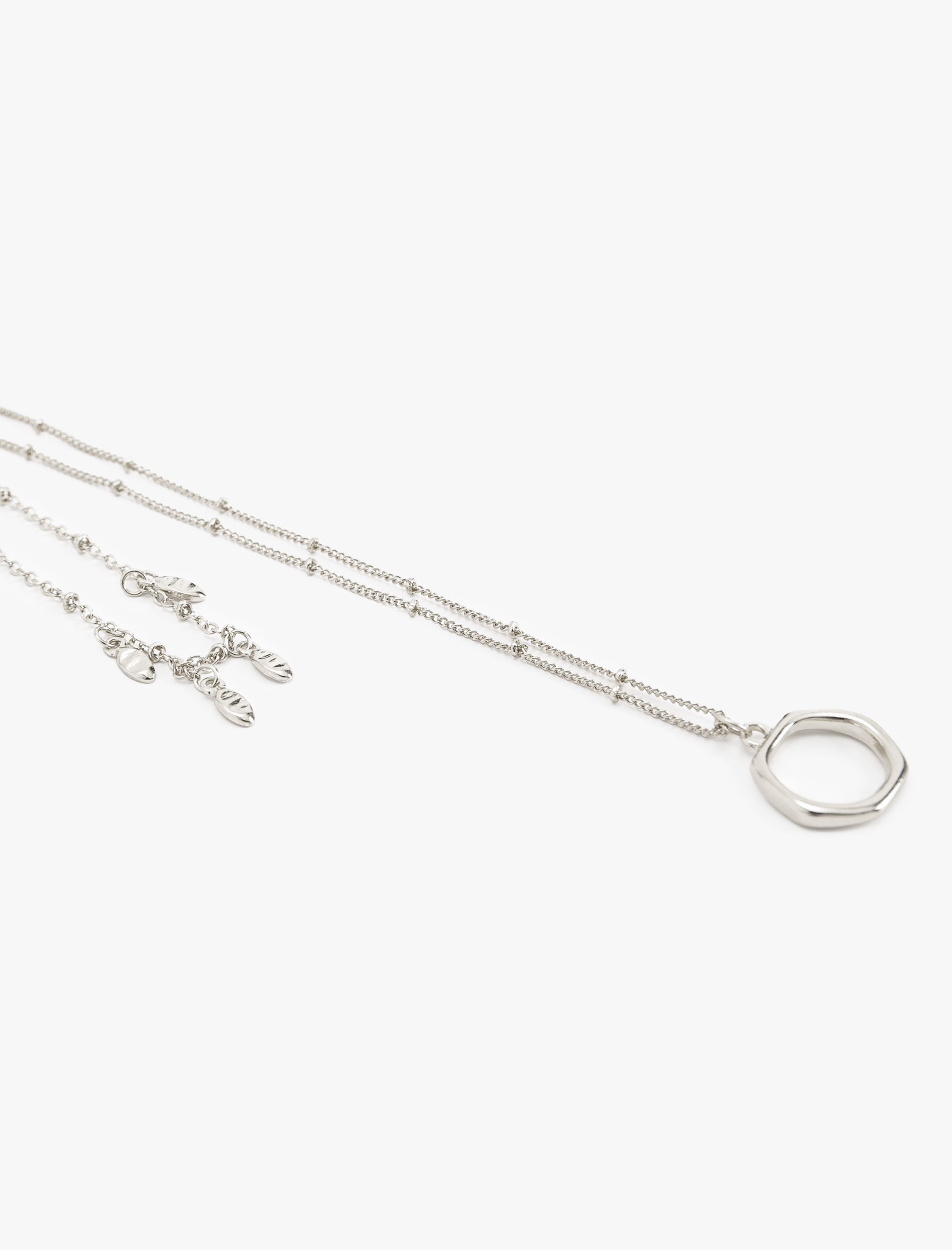  Kadın Katlı Kolye Geometrik Şekilli