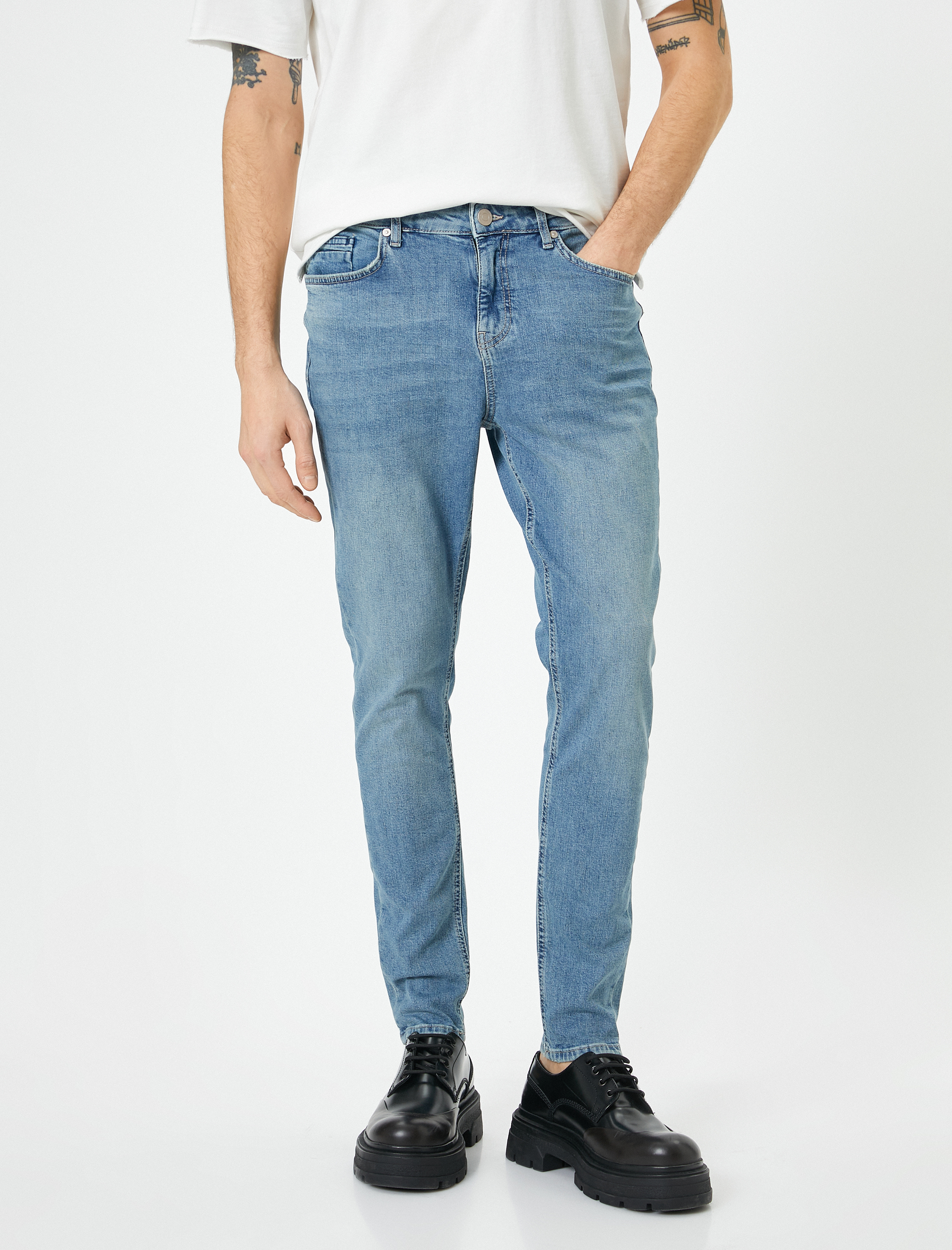 Skinny Fit Kot Pantolon - Michael Jean