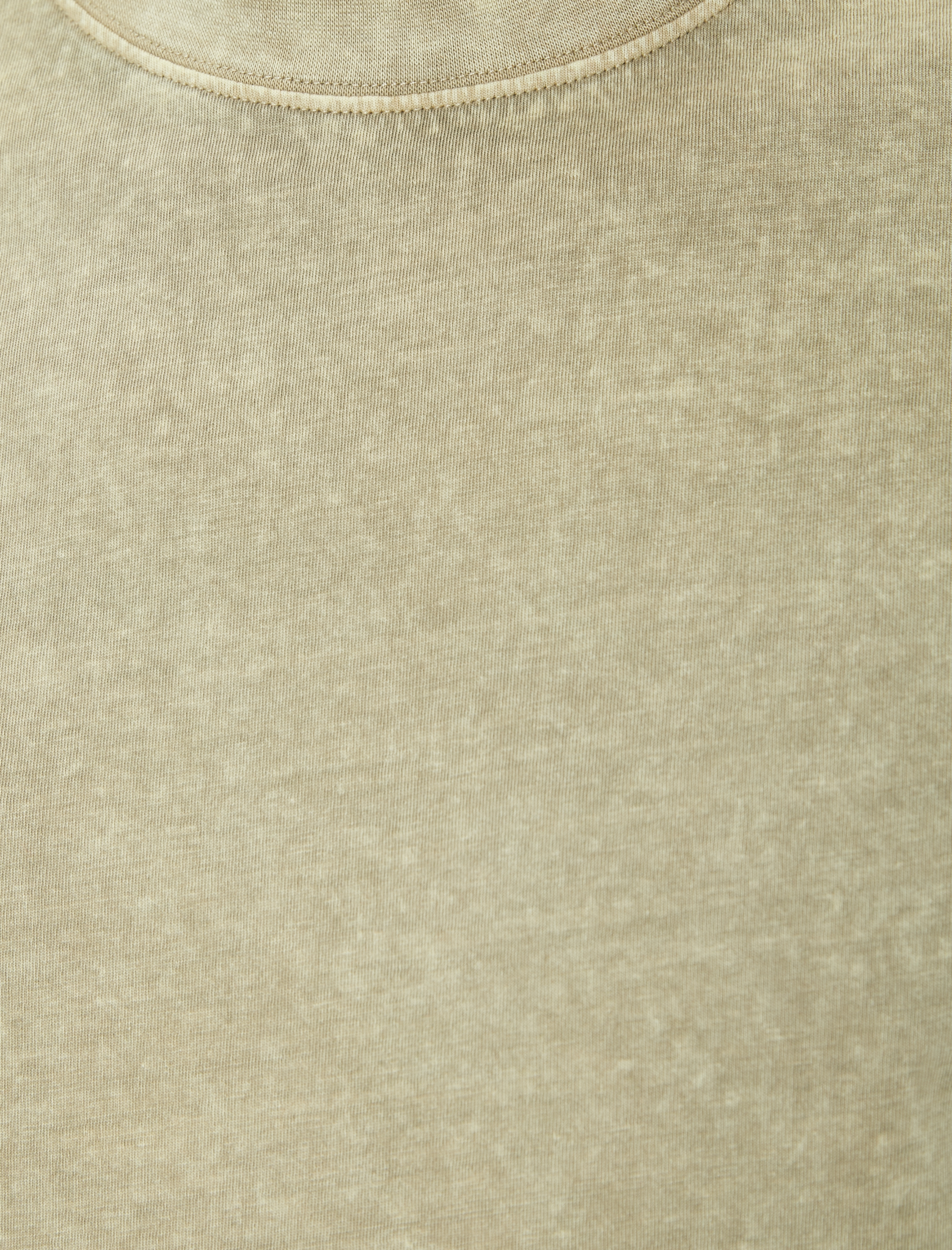   Yıkamalı Tişört Slogan İşlemeli Bisiklet Yaka Kısa Kollu Pamuklu