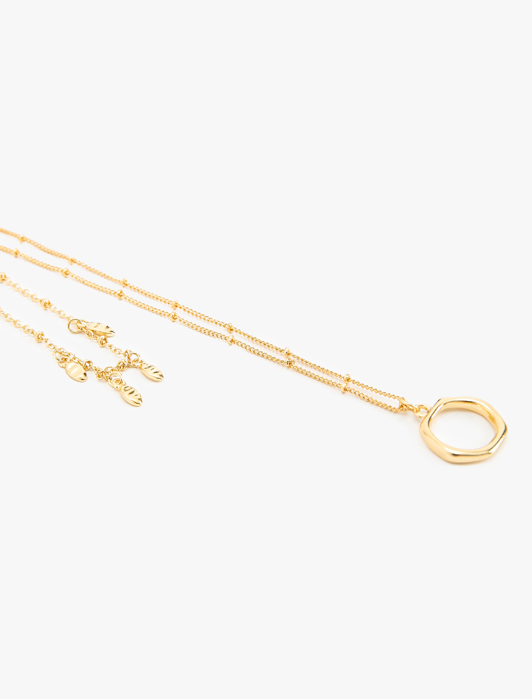  Kadın Katlı Kolye Geometrik Şekilli