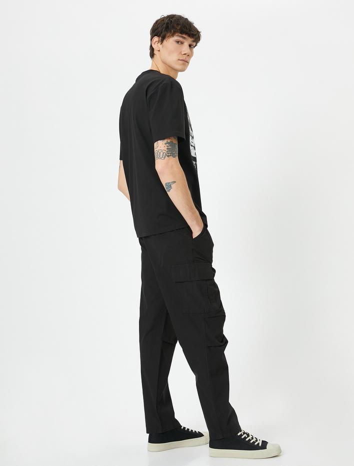  Kargo Paraşüt Pantolon Beli Bağcıklı Cep Detaylı