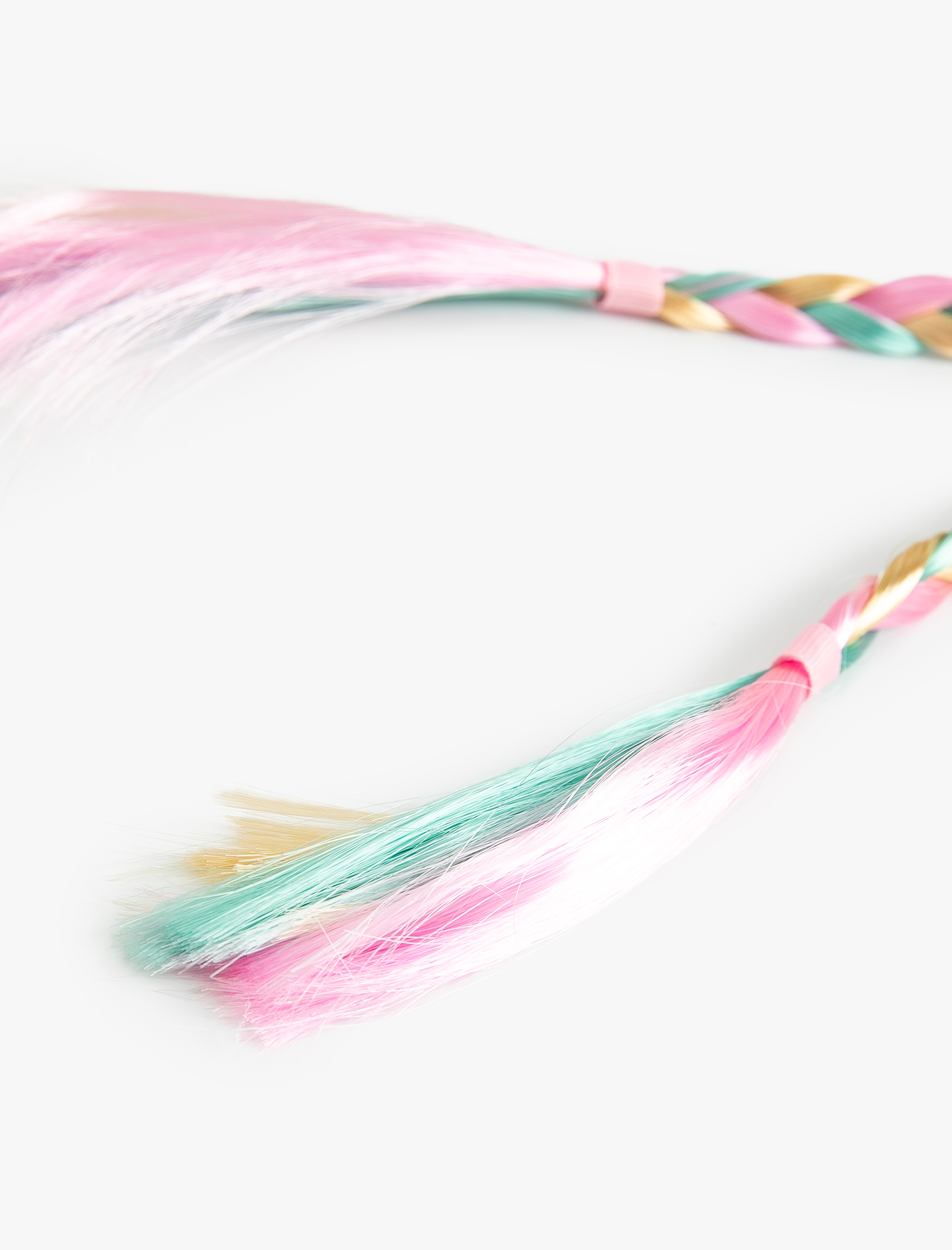  Kız Çocuk Saç Örgü Taç Aplike Detaylı Simli