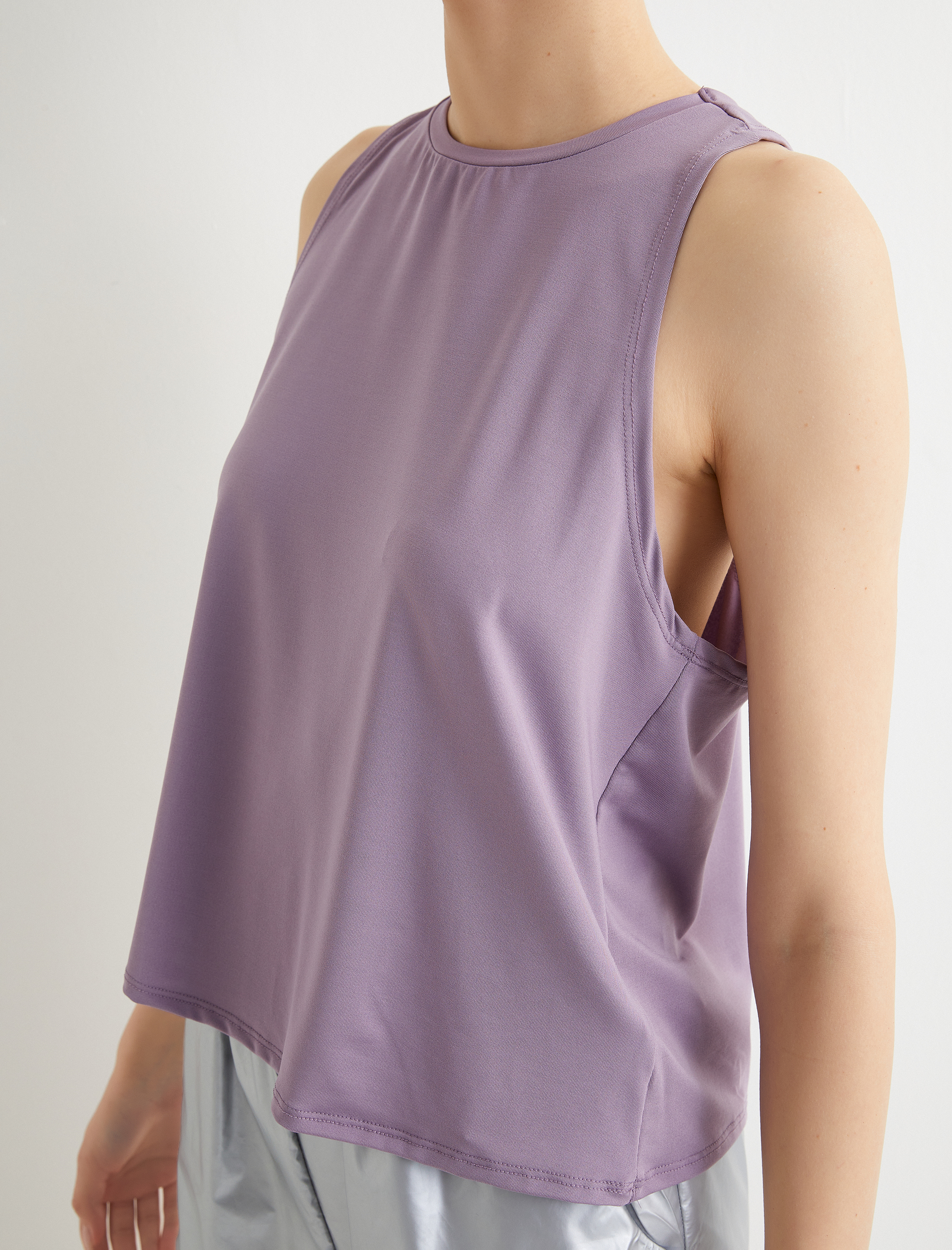   Spor Atlet Bisiklet Yaka Rahat Kalıp