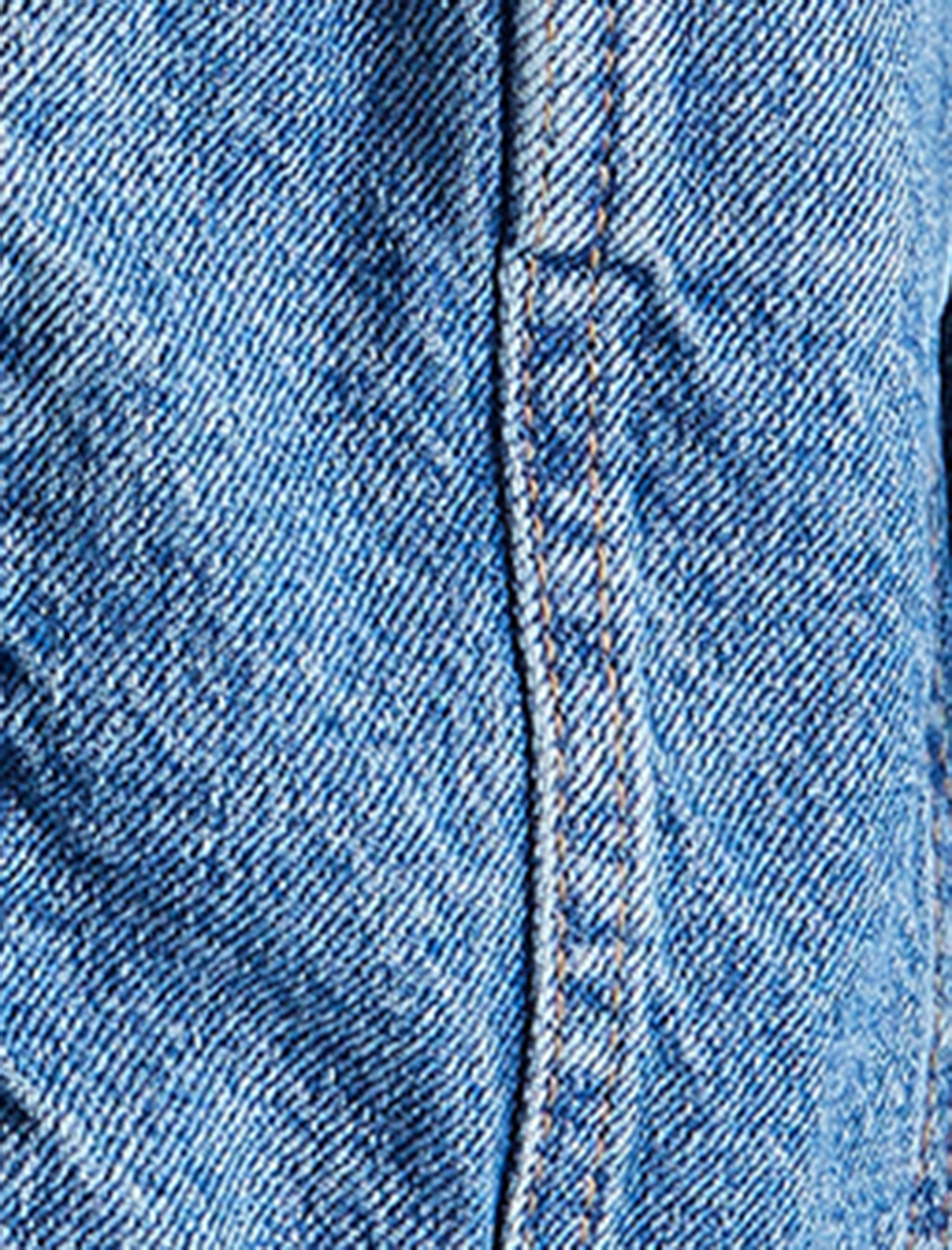  Kız Çocuk Kot Ceket Cep Detaylı Fermuar Kapamalı Pamuklu