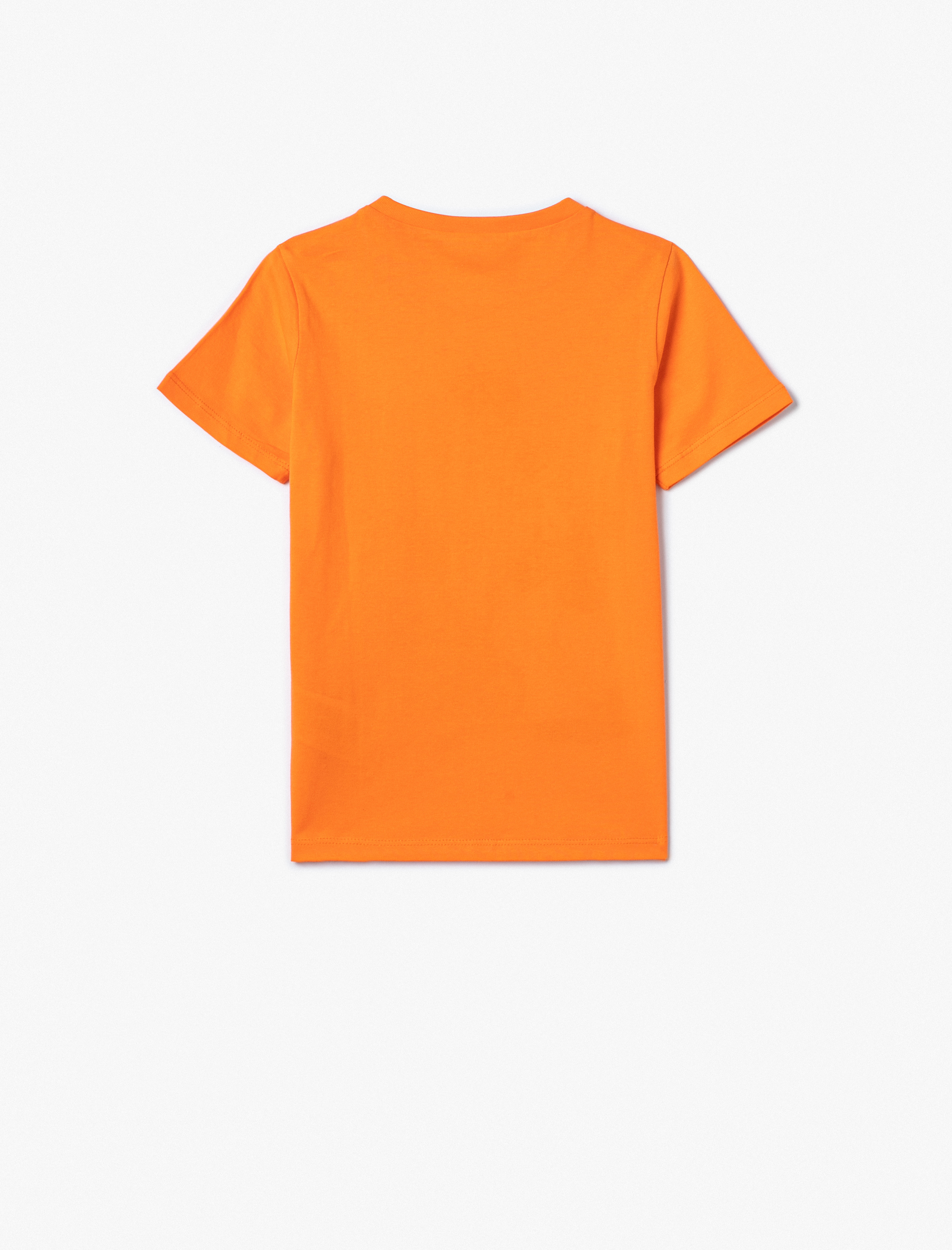  Erkek Çocuk Tişört Kısa Kollu Kuru Kafa Baskılı Bisiklet Yaka Pamuklu