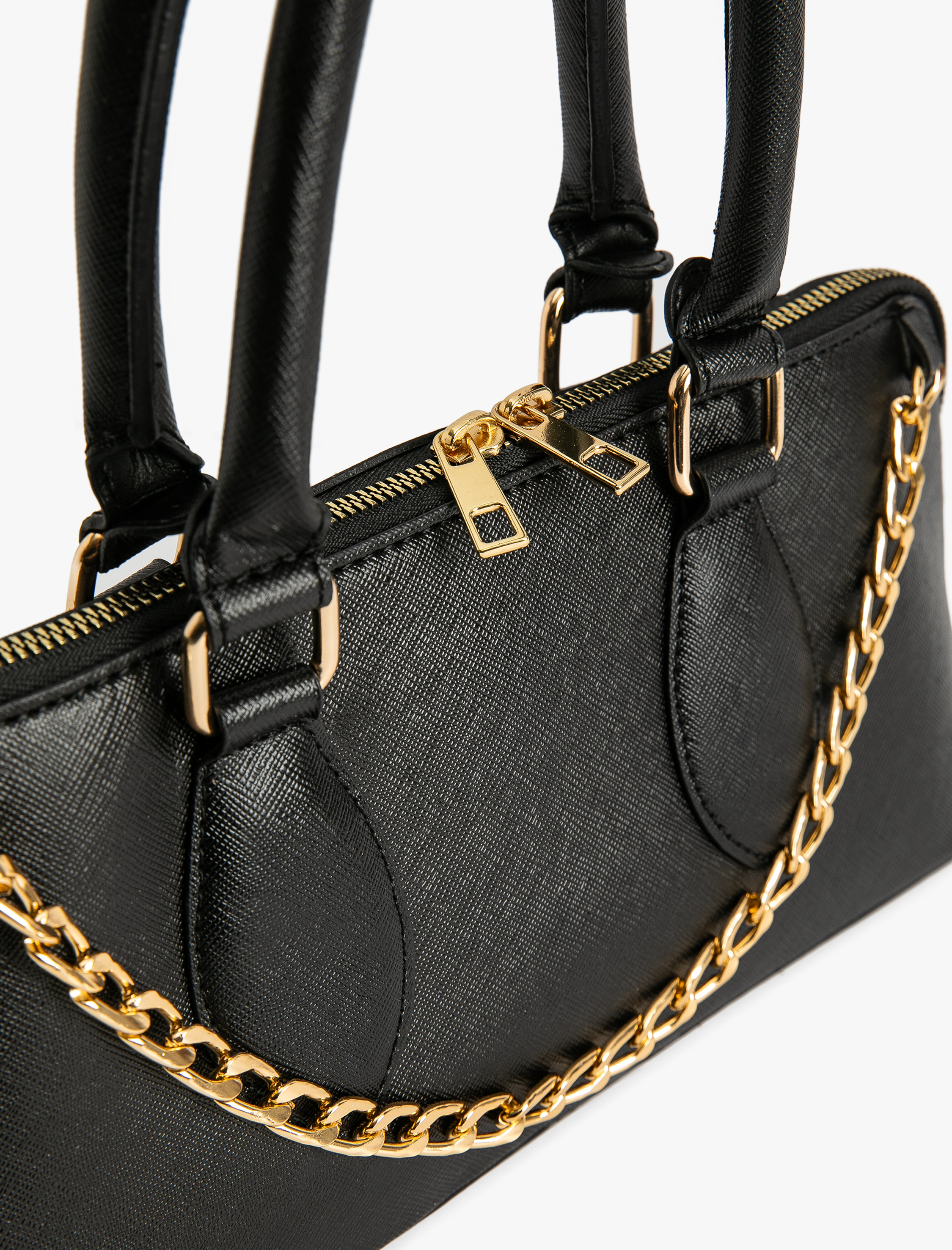  Kadın Omuz Çantası Suni Deri Zincir Detaylı