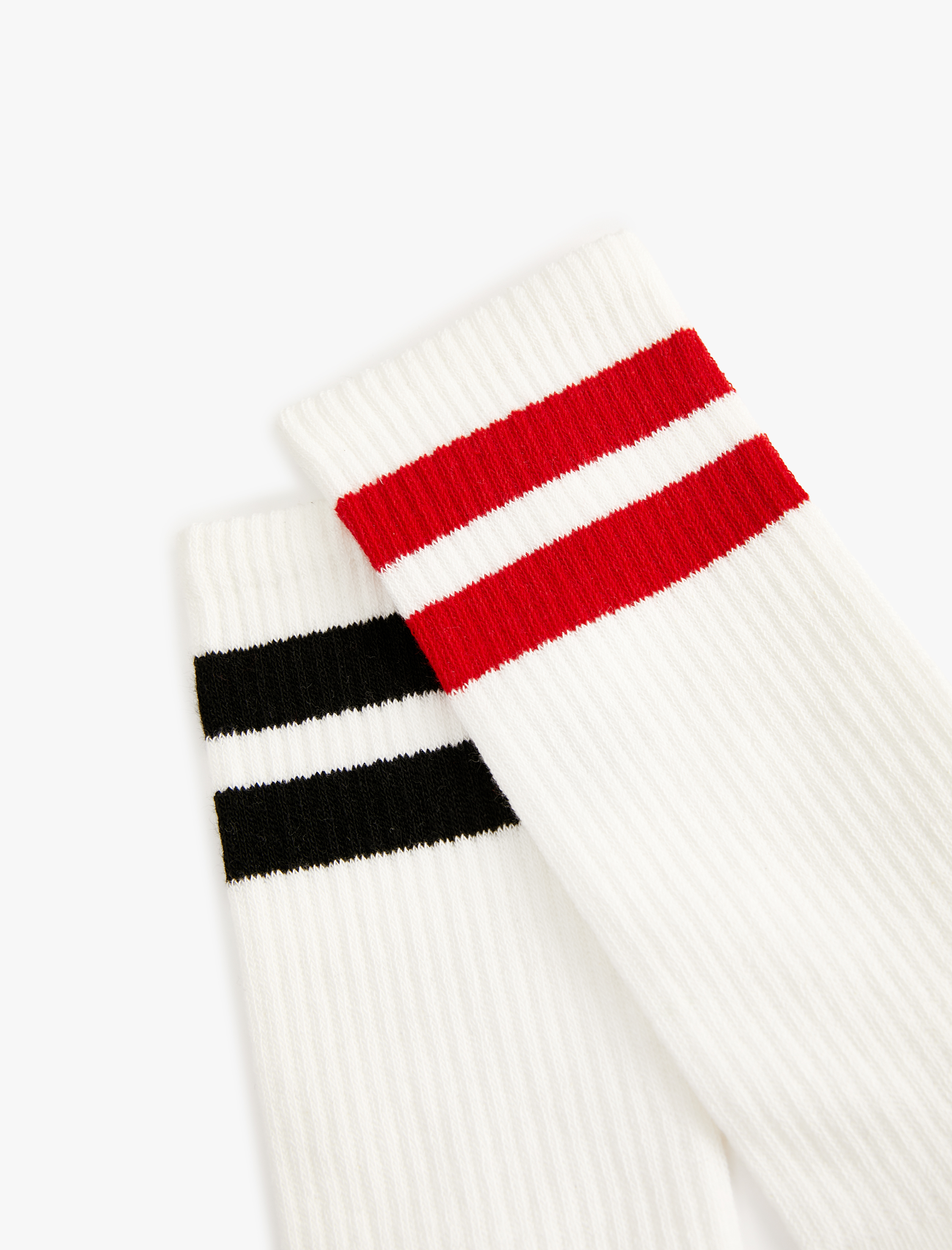  Erkek Tenis Çorabı 2'li Çok Renkli