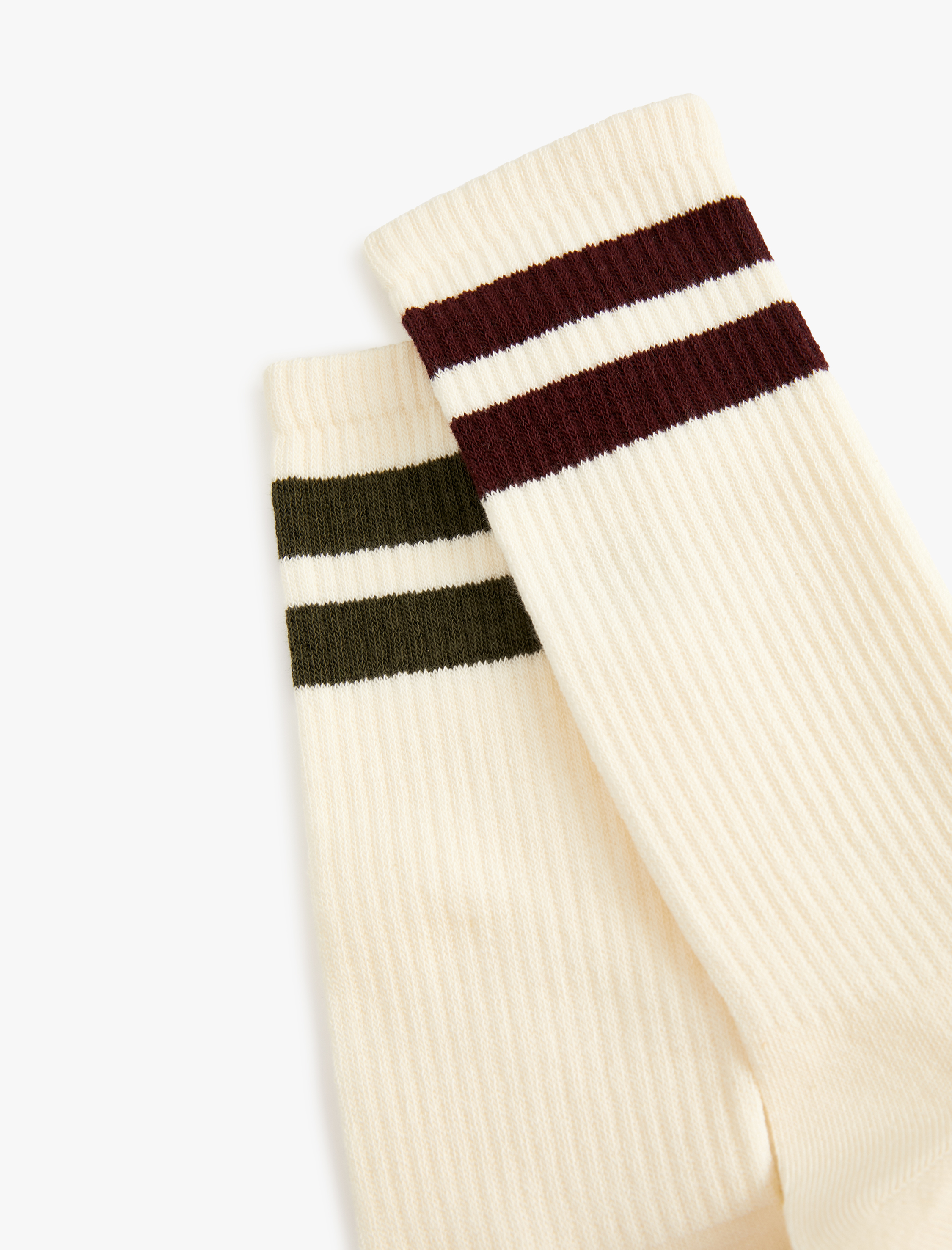  Erkek Tenis Çorabı 2'li Çok Renkli