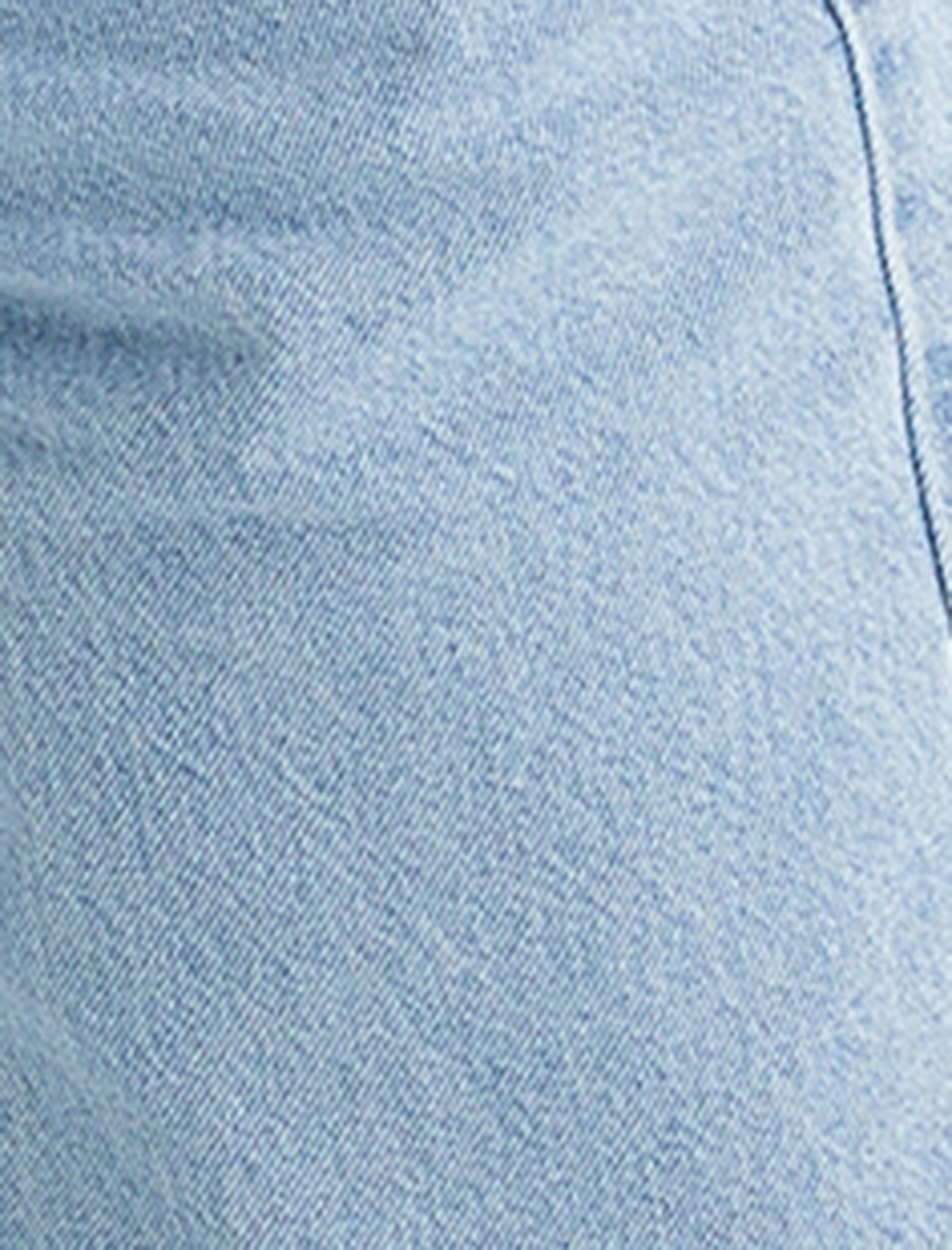  Kız Çocuk Crop Kot Ceket Cep Detaylı Düğme Kapamalı Pamuklu