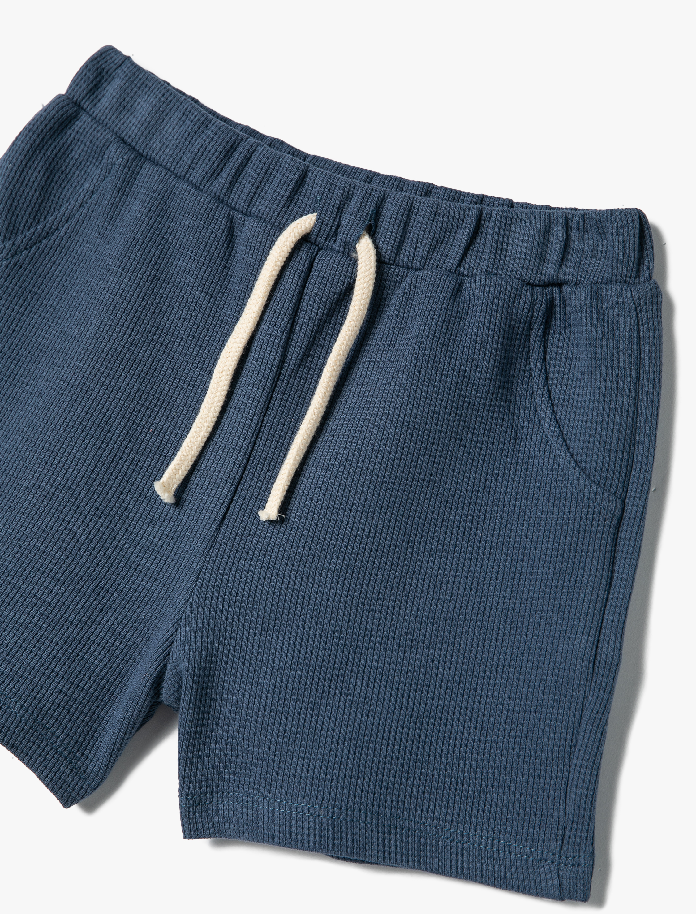  Erkek Bebek Basic Şort Beli Lastikli Dokulu Pamuklu