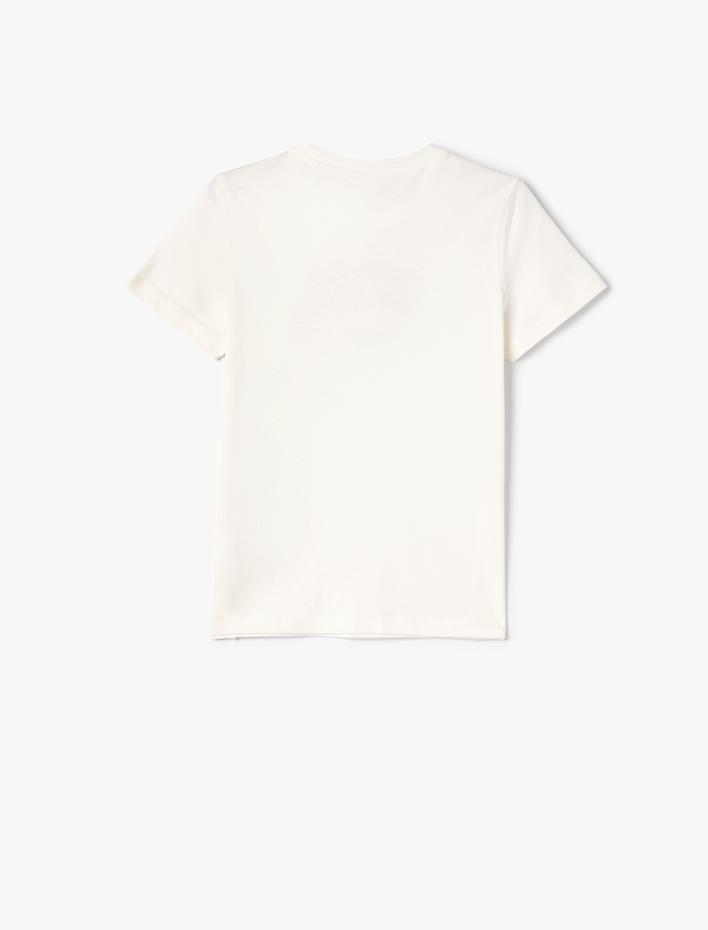 Erkek Çocuk Yaz Temalı Tişört Karavan Baskılı Kısa Kollu Pamuklu