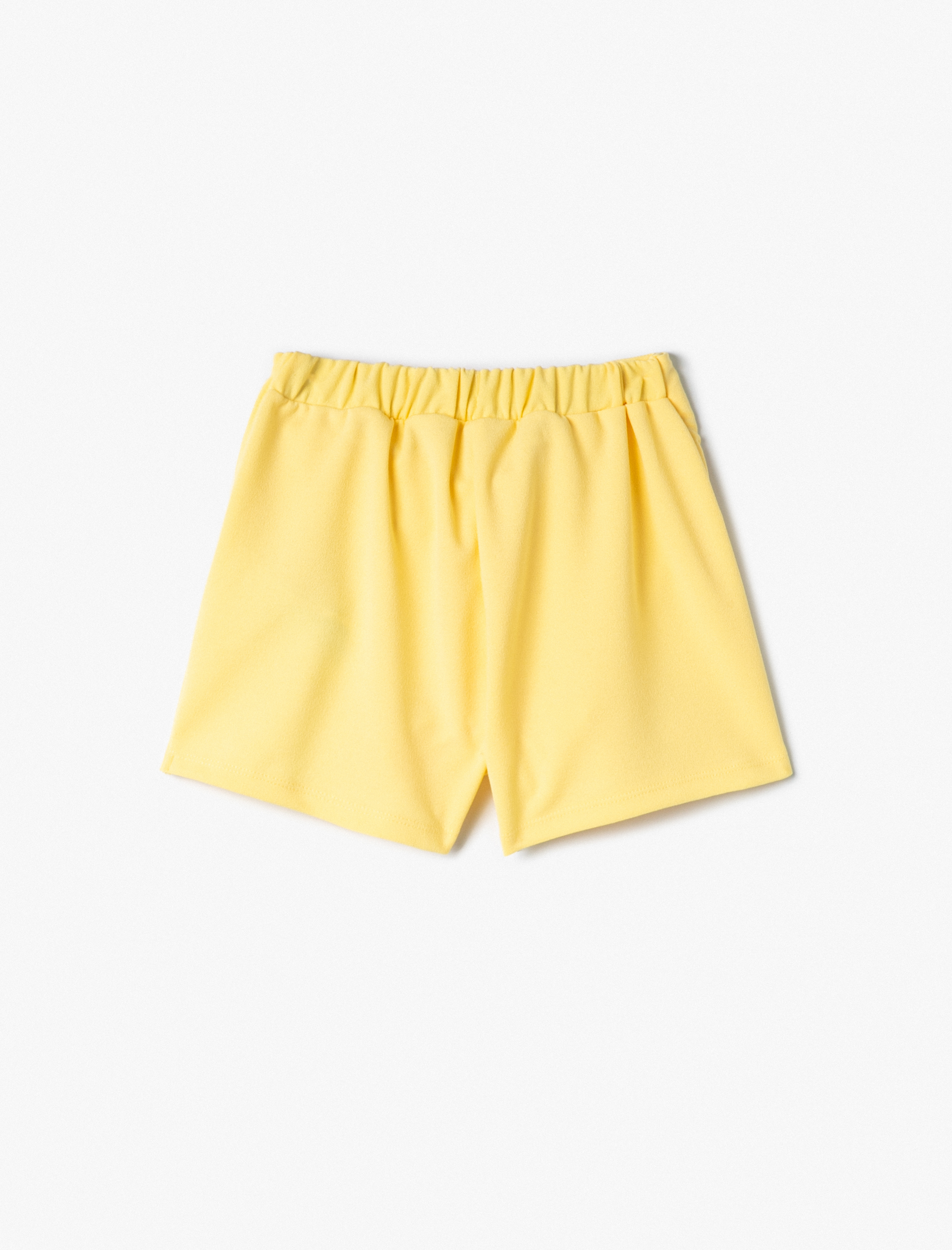  Kız Çocuk Şort Etek Beli Kruvaze Yandan Bağlamalı