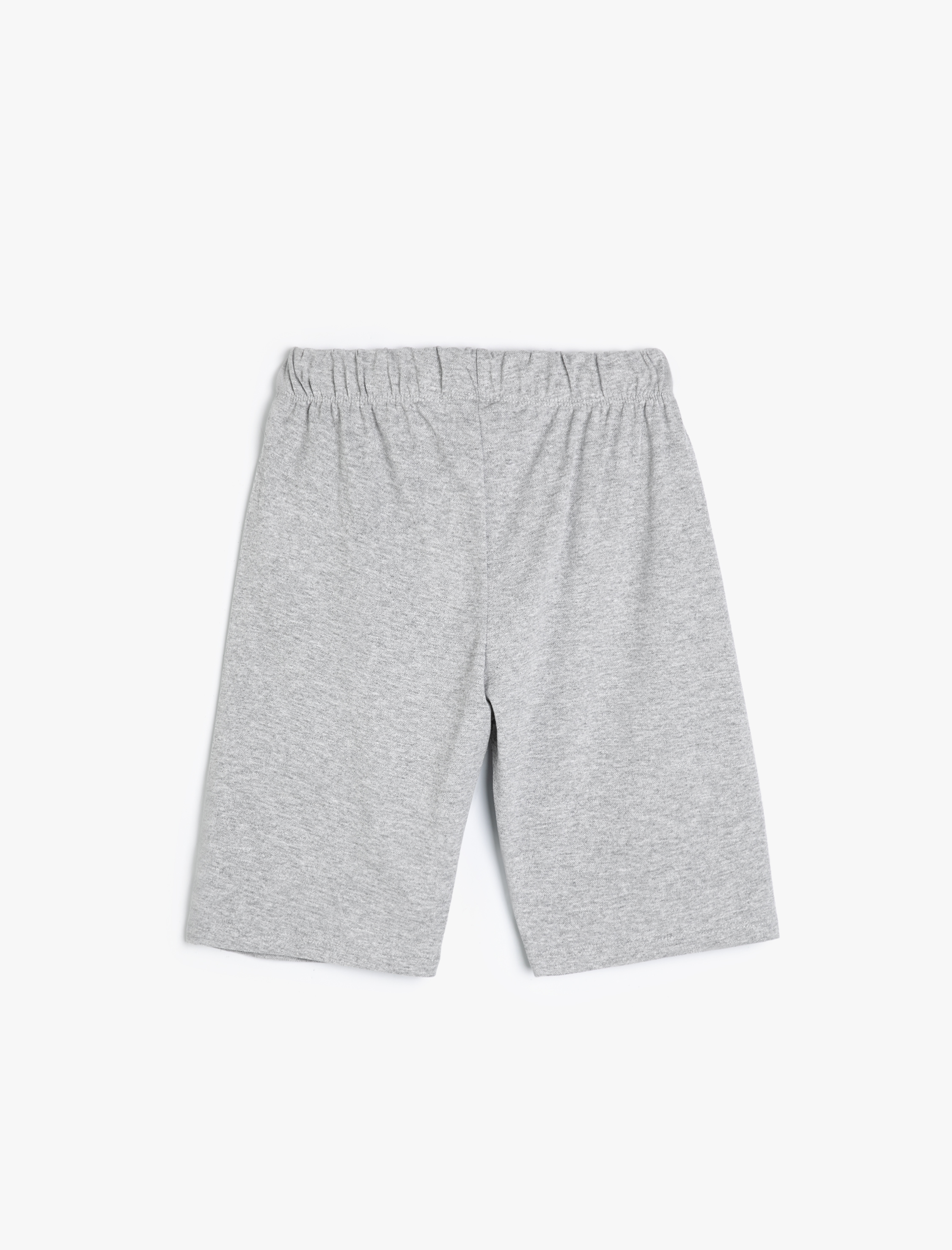  Erkek Çocuk Basic Şort Cepli Beli Bağlamalı Baskı Detaylı