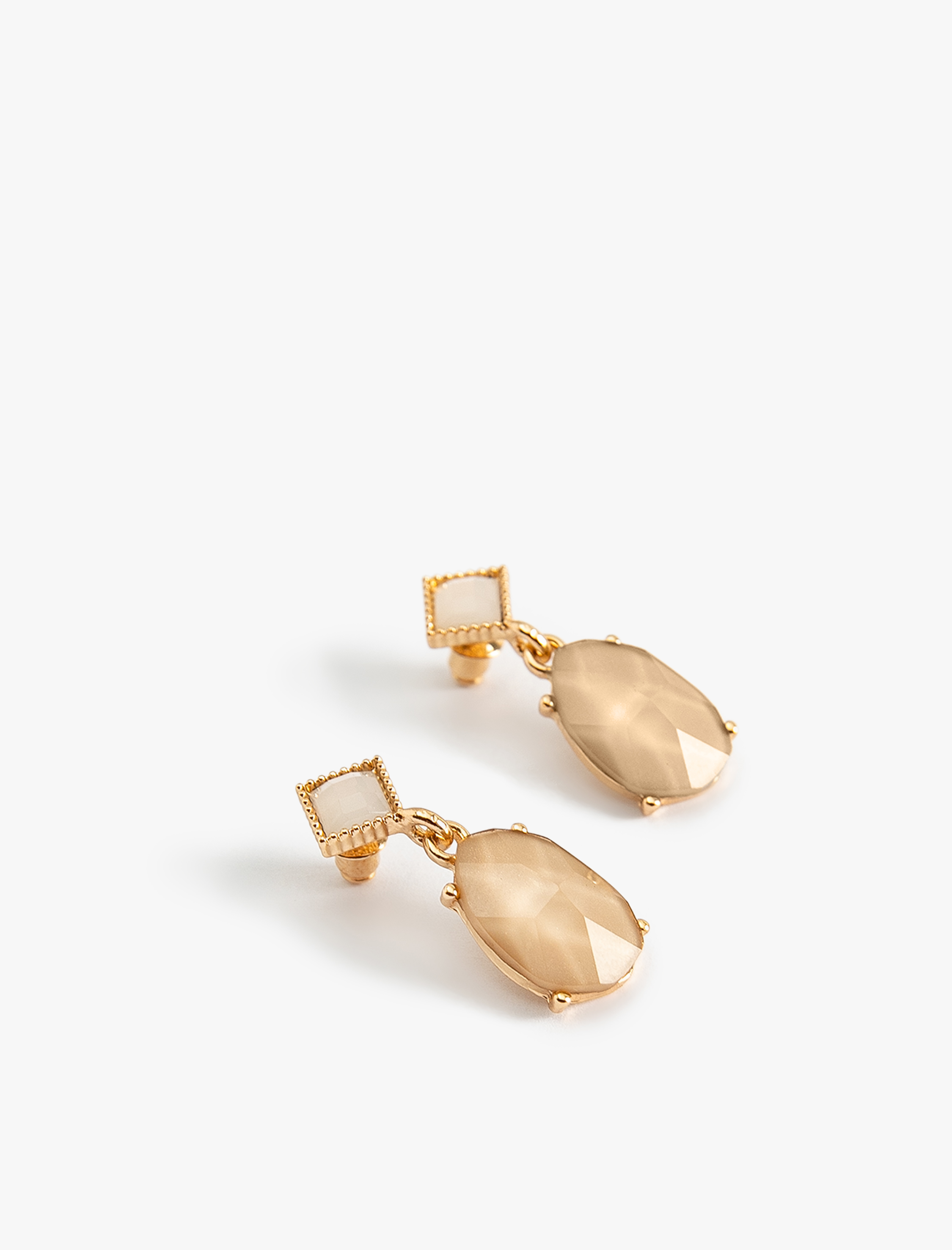  Kadın Taşlı Küpe Geometrik Çinko Alaşım