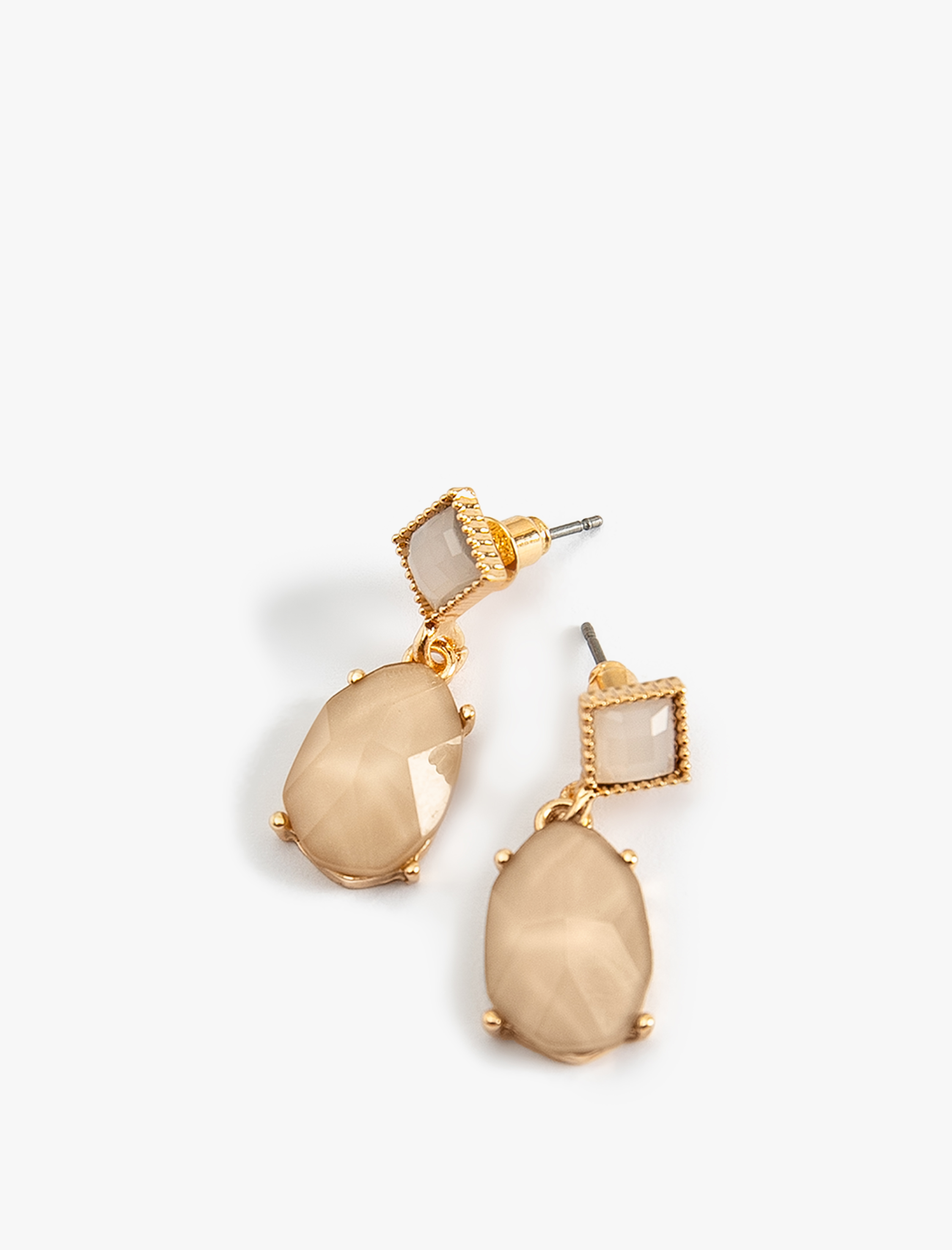  Kadın Taşlı Küpe Geometrik Çinko Alaşım