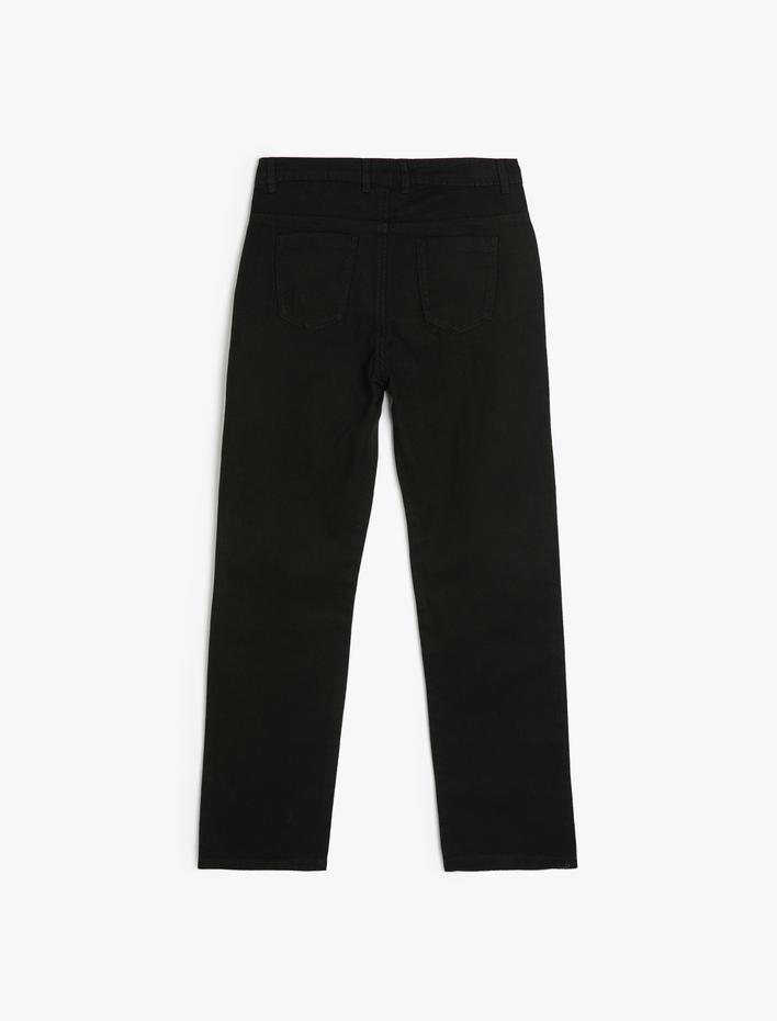 Erkek Çocuk Chino Pantolon Cepli Pamuklu