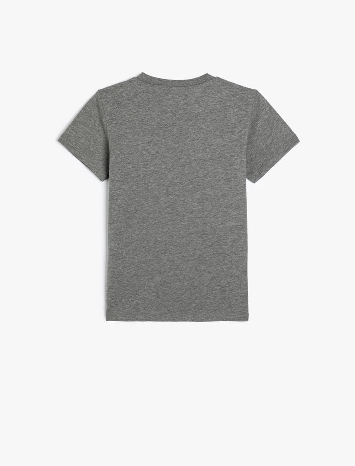 Erkek Çocuk Tişört Kısa Kollu Batman Baskılı Lisanslı Pamuklu