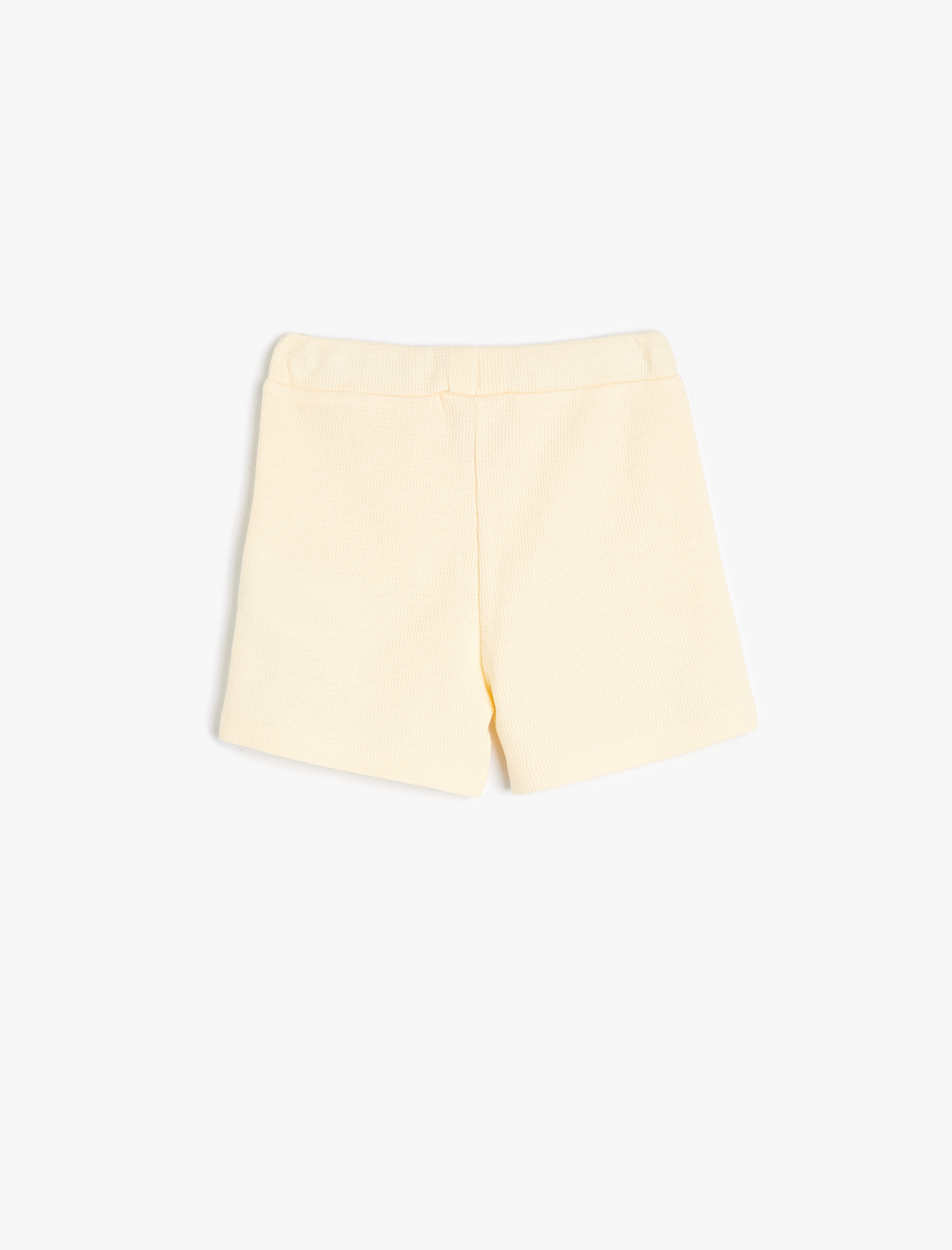  Erkek Bebek Basic Şort Dokulu Cepli Beli Lastikli