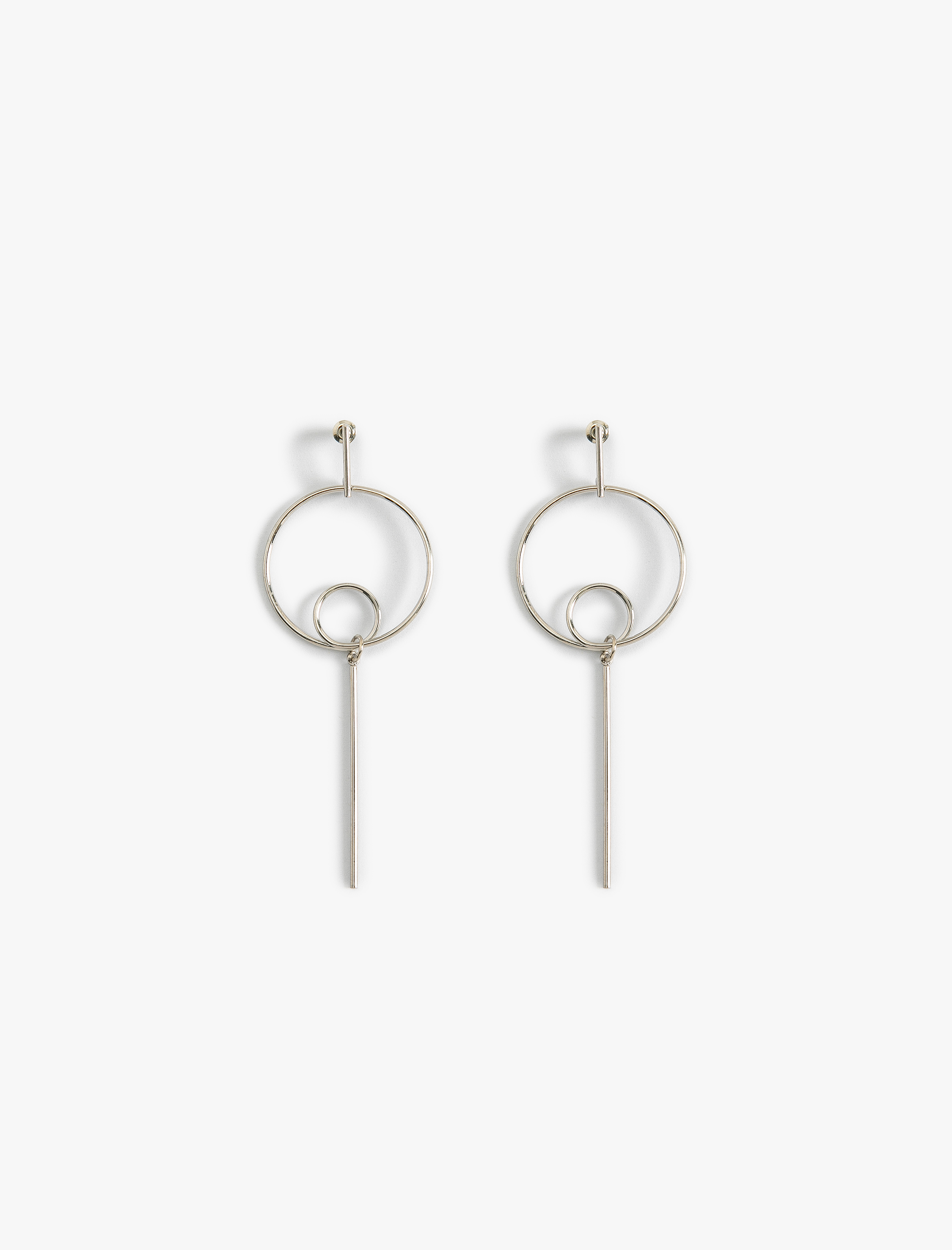  Kadın Çelik Küpe Geometrik Sallantılı