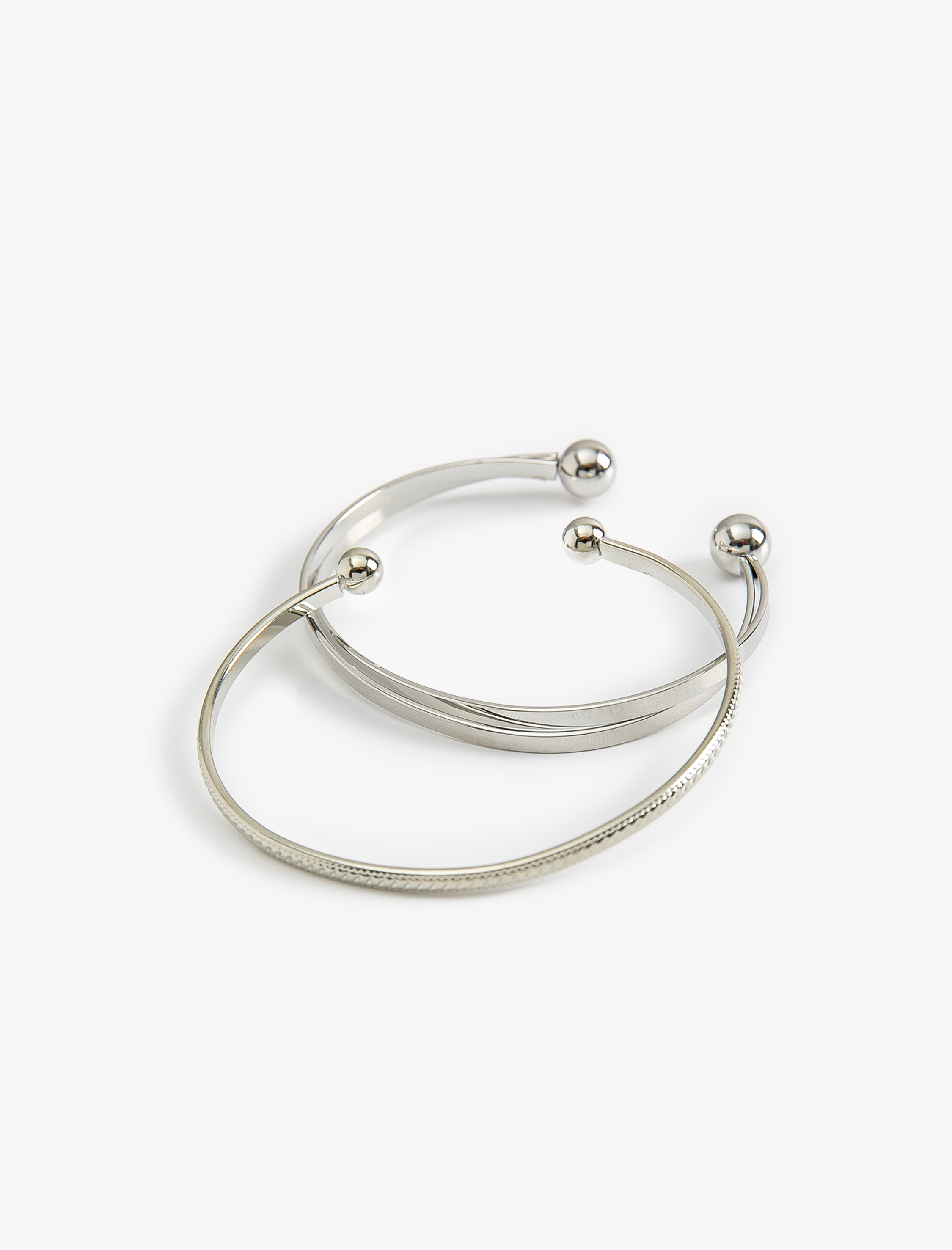  Kadın Çelik Bileklik Seti 2'li