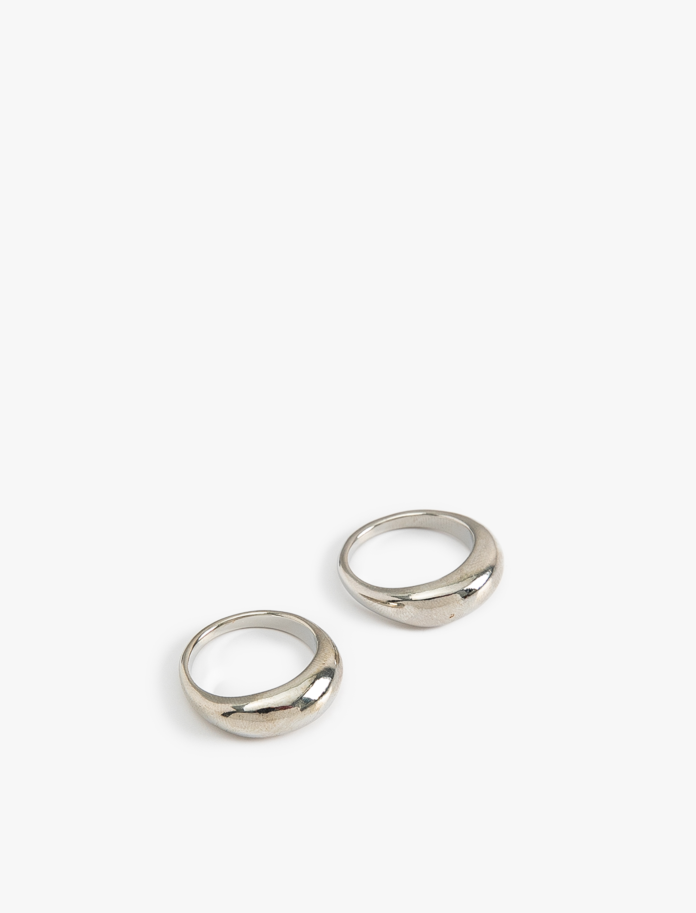  Kadın Yüzük Seti 2'li Çinko Kalın