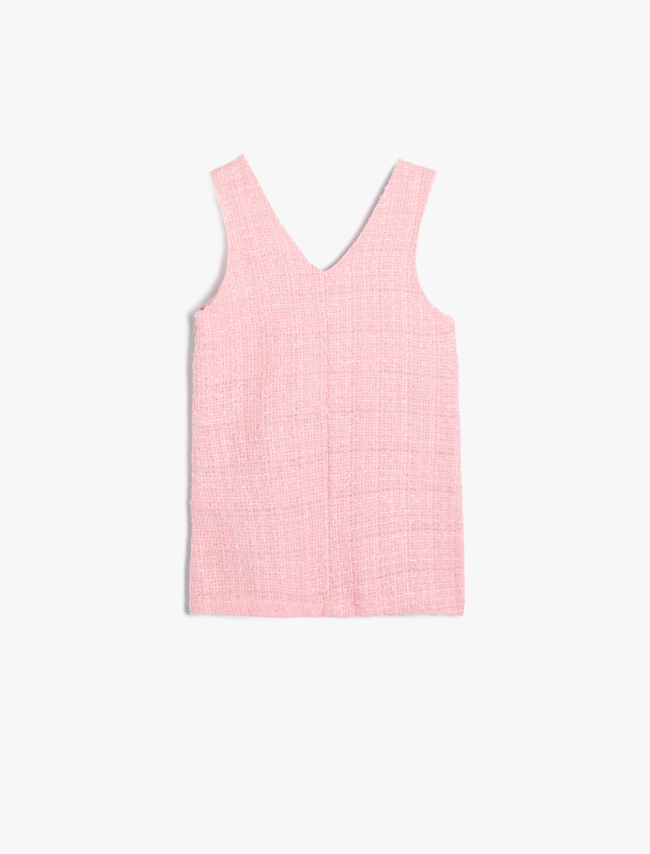  Kız Bebek Tüvit Elbise Cepli Fiyonk Detaylı