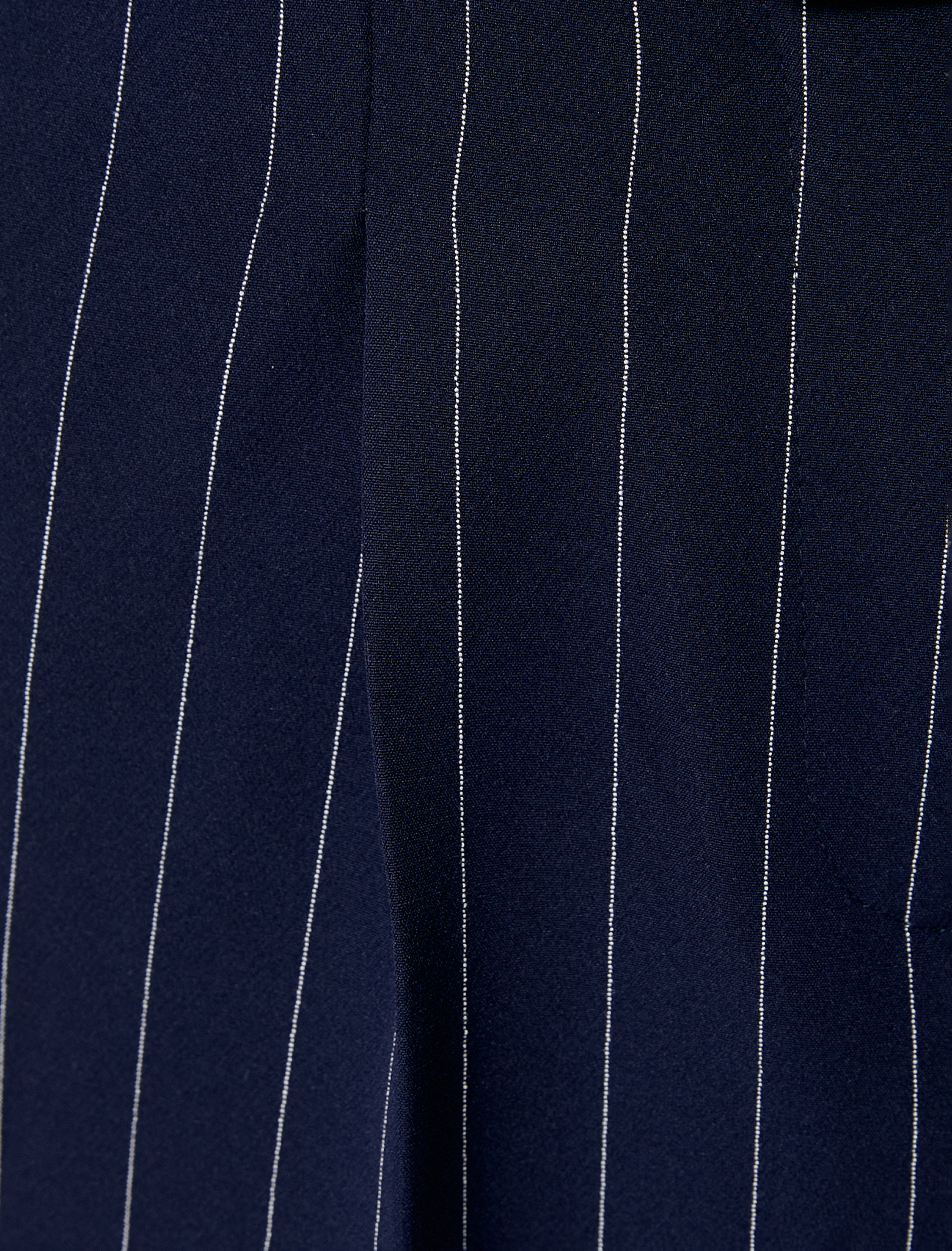   Kemerli Kumaş Pantolon Yüksek Bel Cep Detaylı