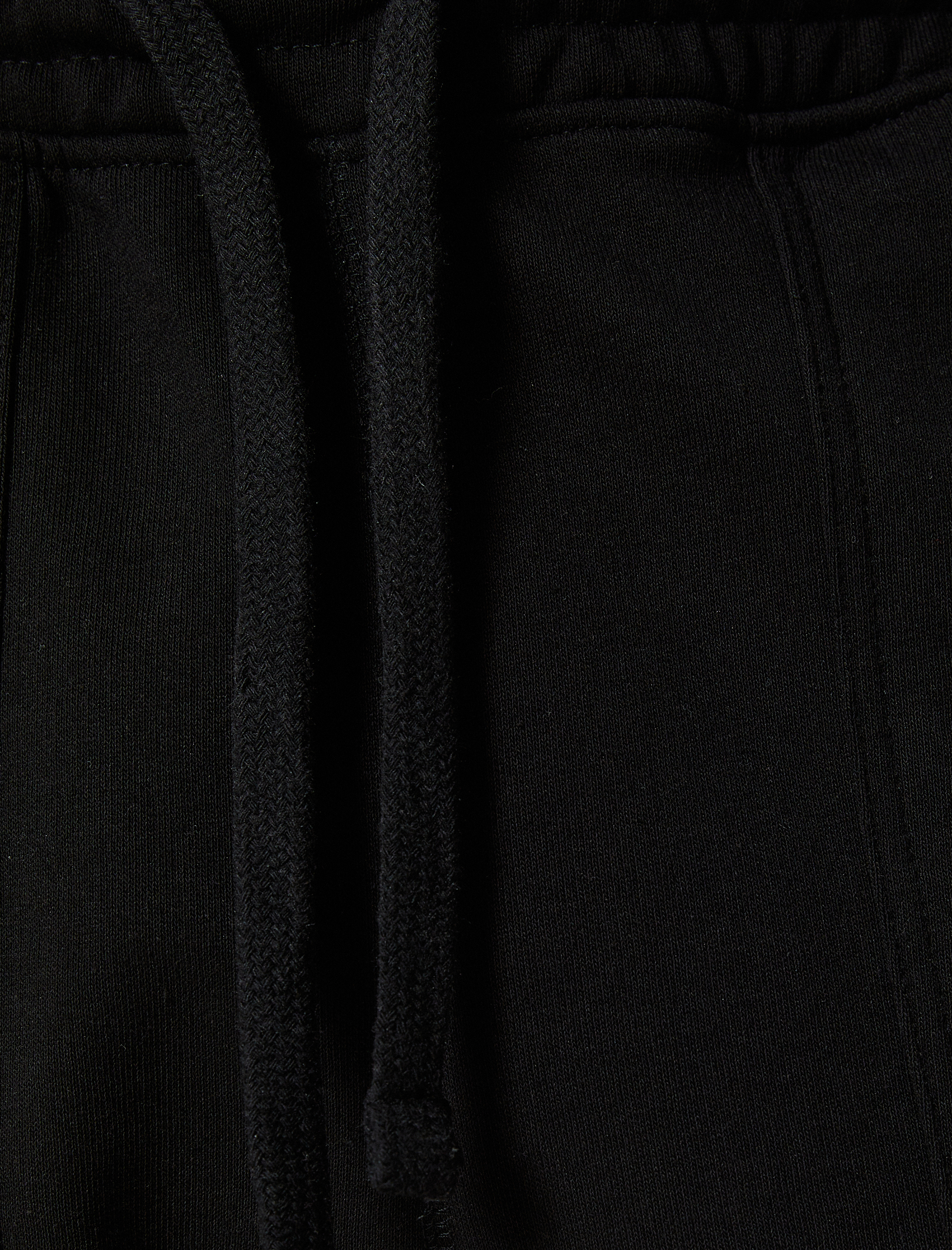   Basic Dokuma Şort Beli Bağcıklı Cep Detaylı