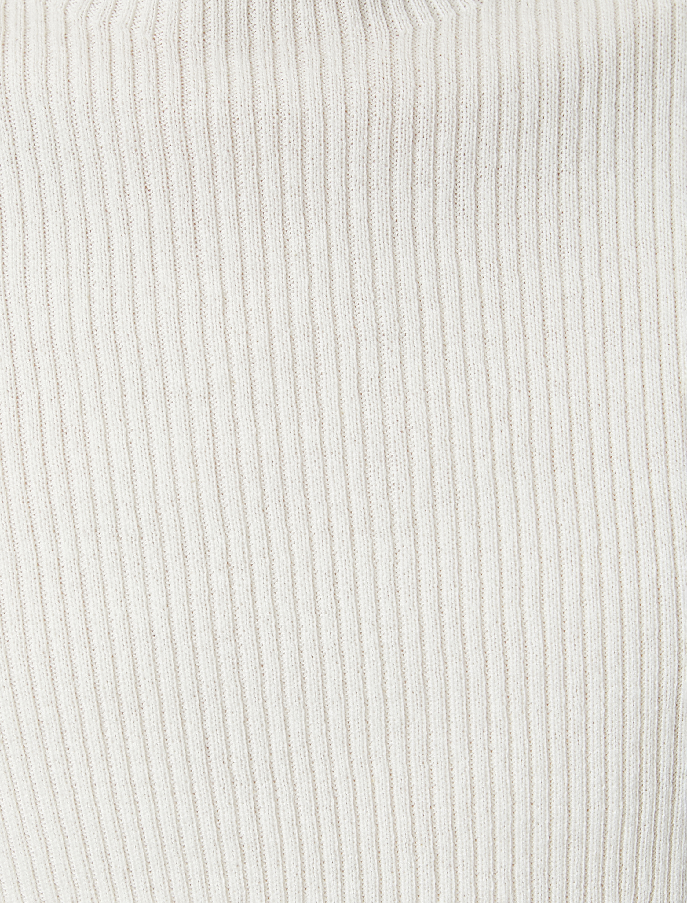 Triko Kazak Kısa Kollu Fitilli Yuvarlak Yaka