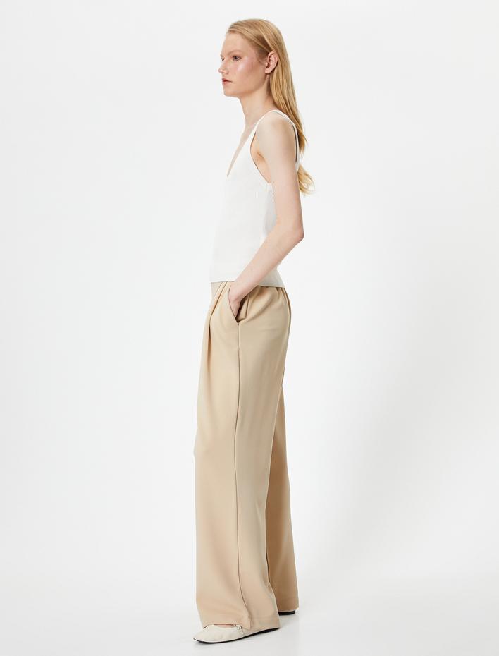  Palazzo Pantolon Bol Paça Normal Bel Cep Detaylı