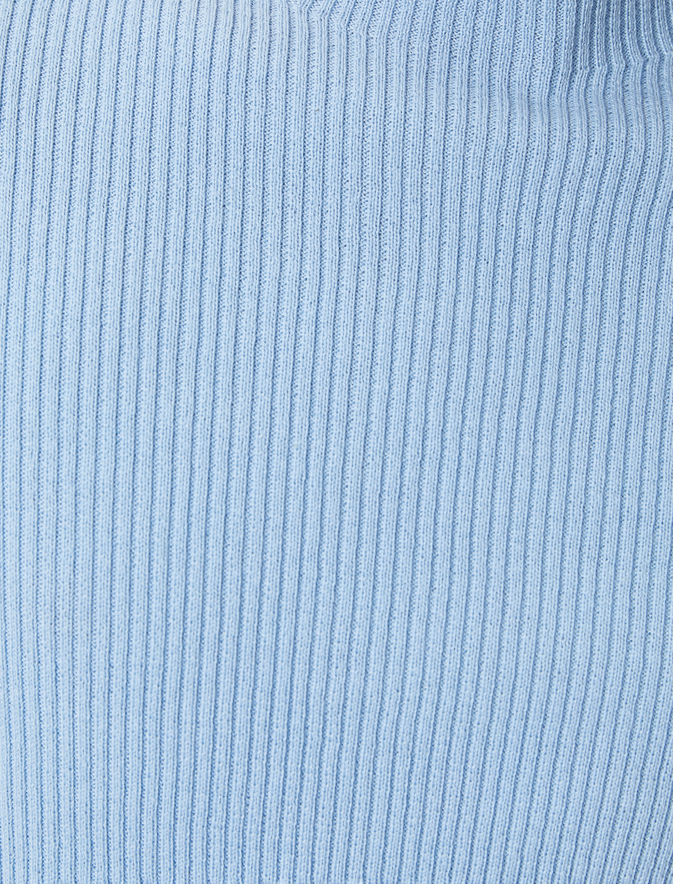   Triko Kazak Kısa Kollu Fitilli Yuvarlak Yaka