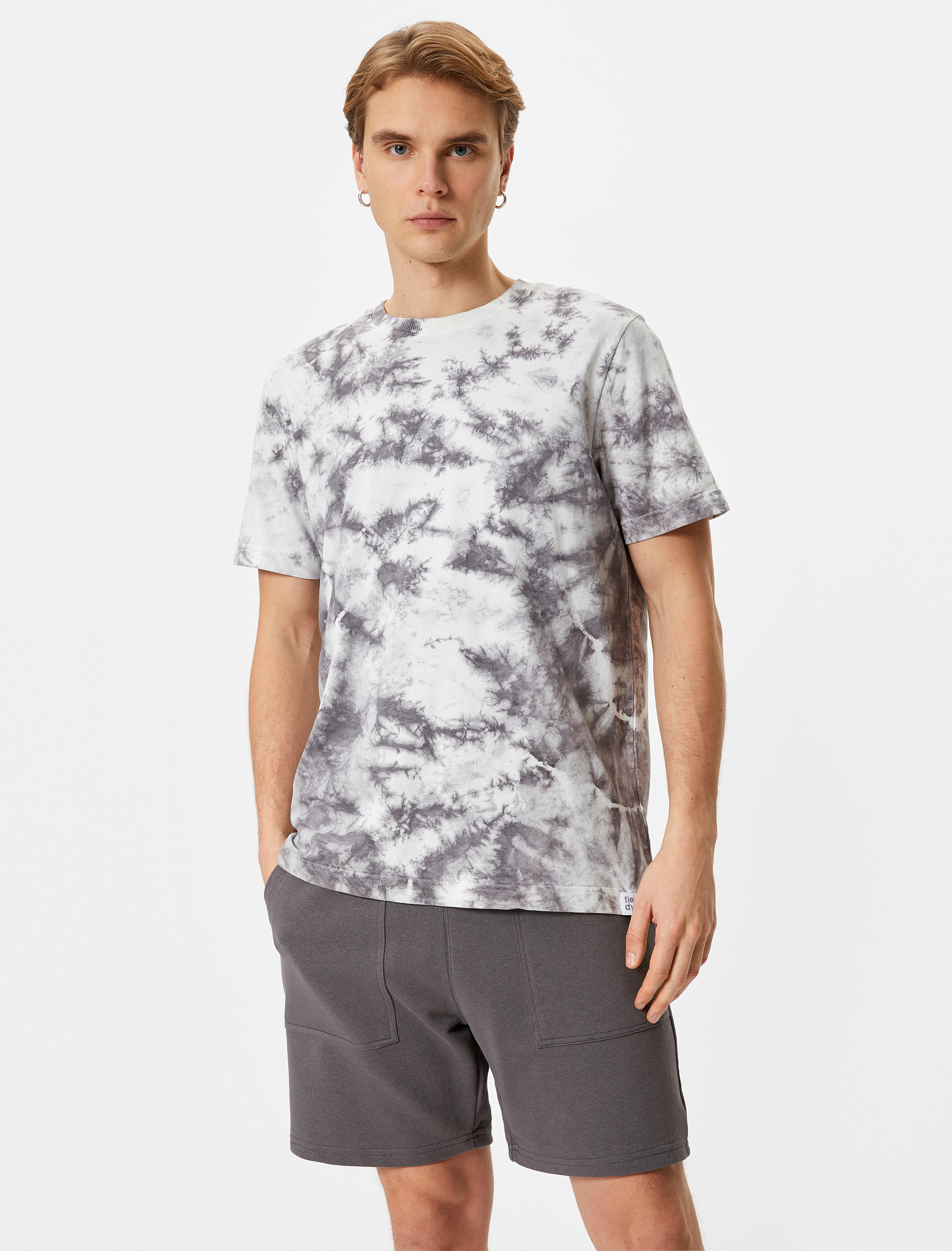   Basic Dokuma Şort Beli Bağcıklı Cep Detaylı