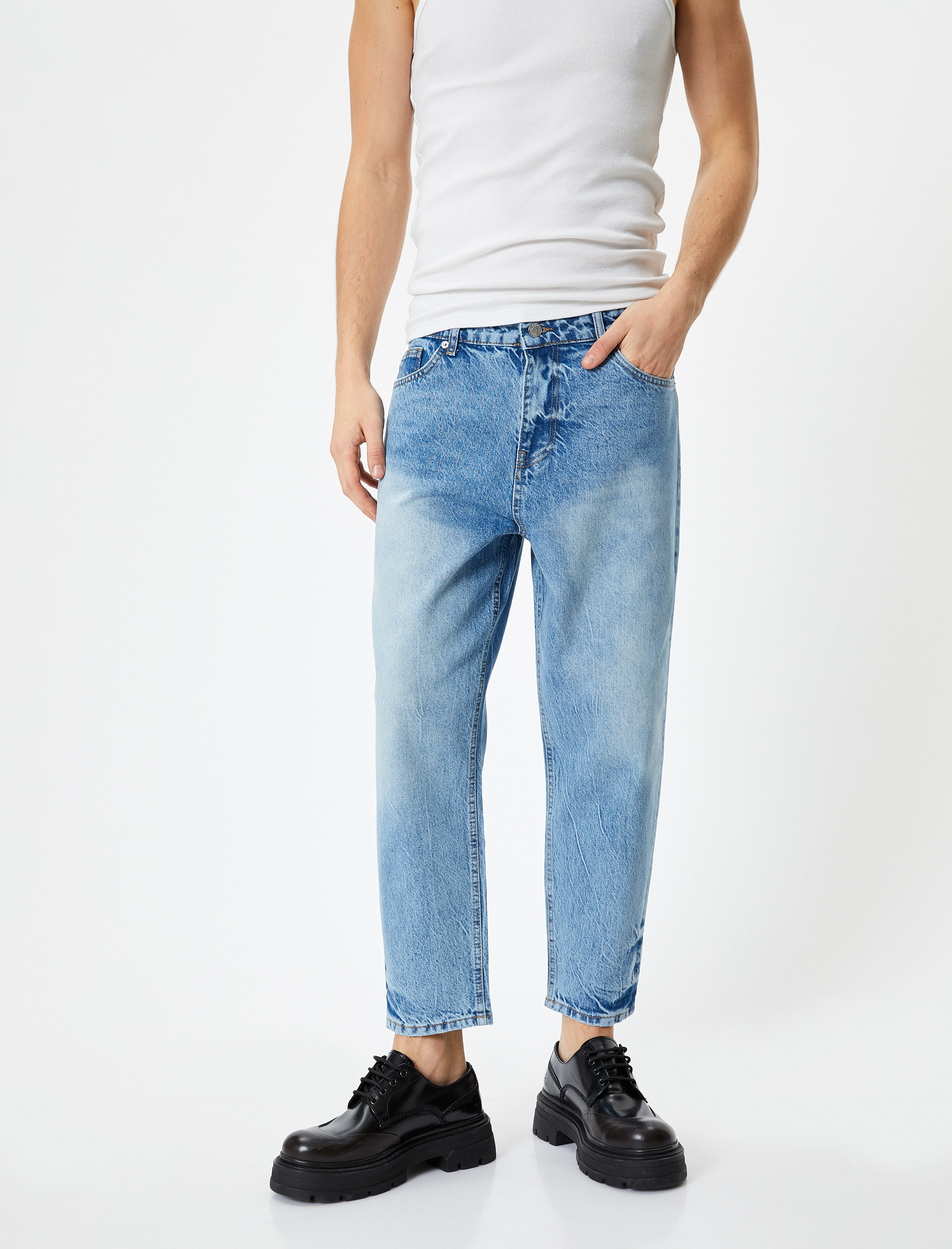   Loose Fit Bol Kot Pantolon - Steve Jean