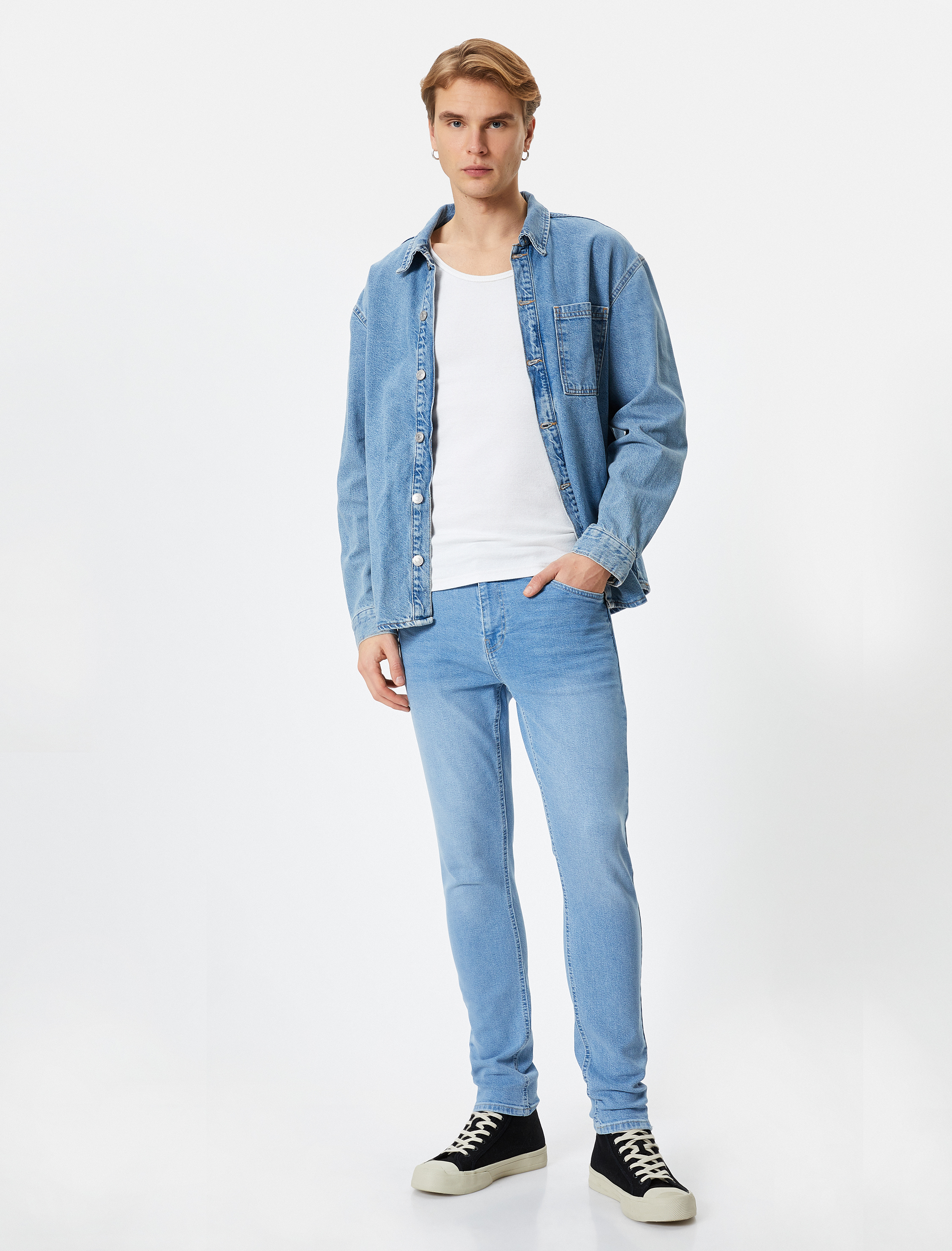   Skinny Fit Kot Pantolon - Michael Jean