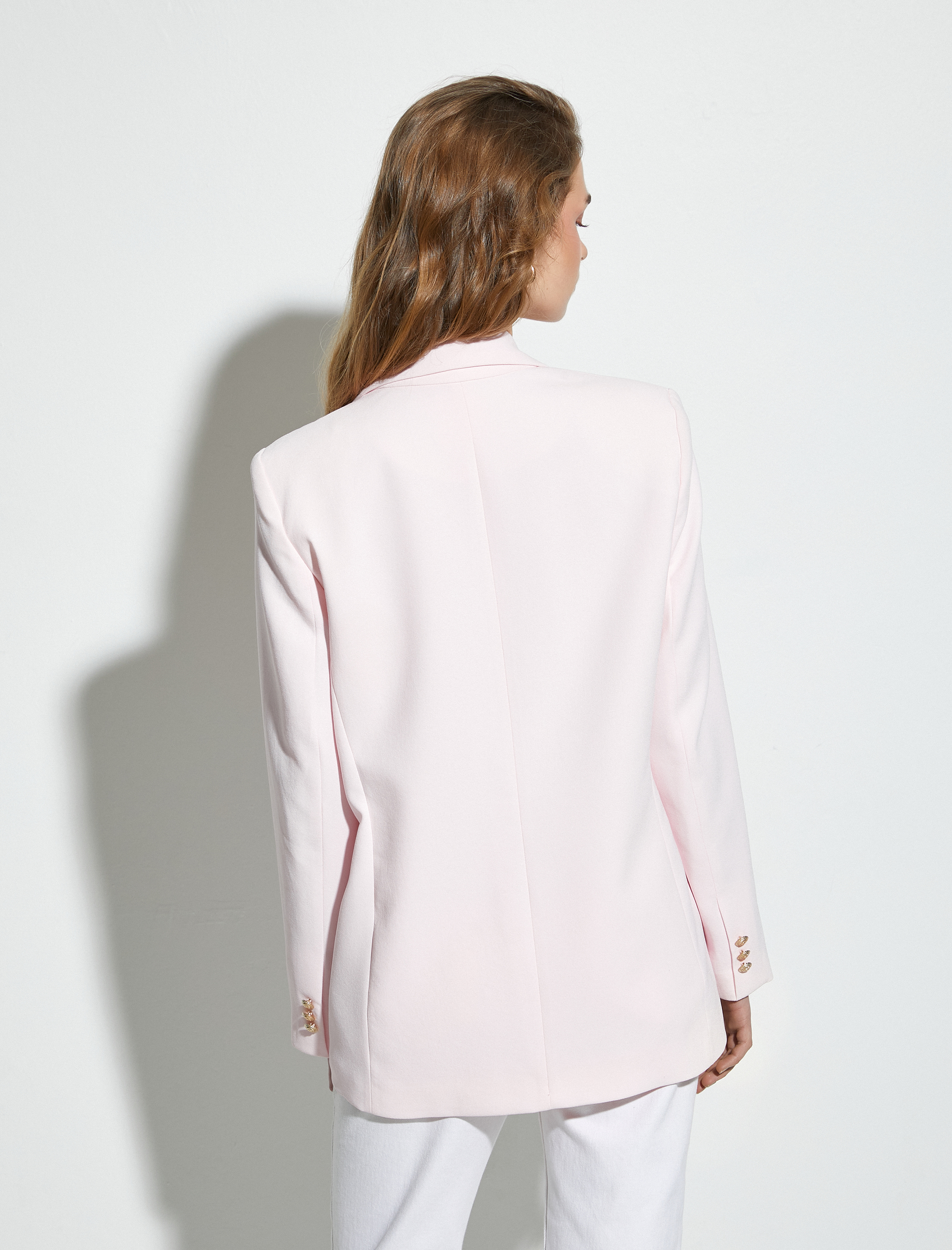   Oversize Blazer Ceket Tek Düğmeli