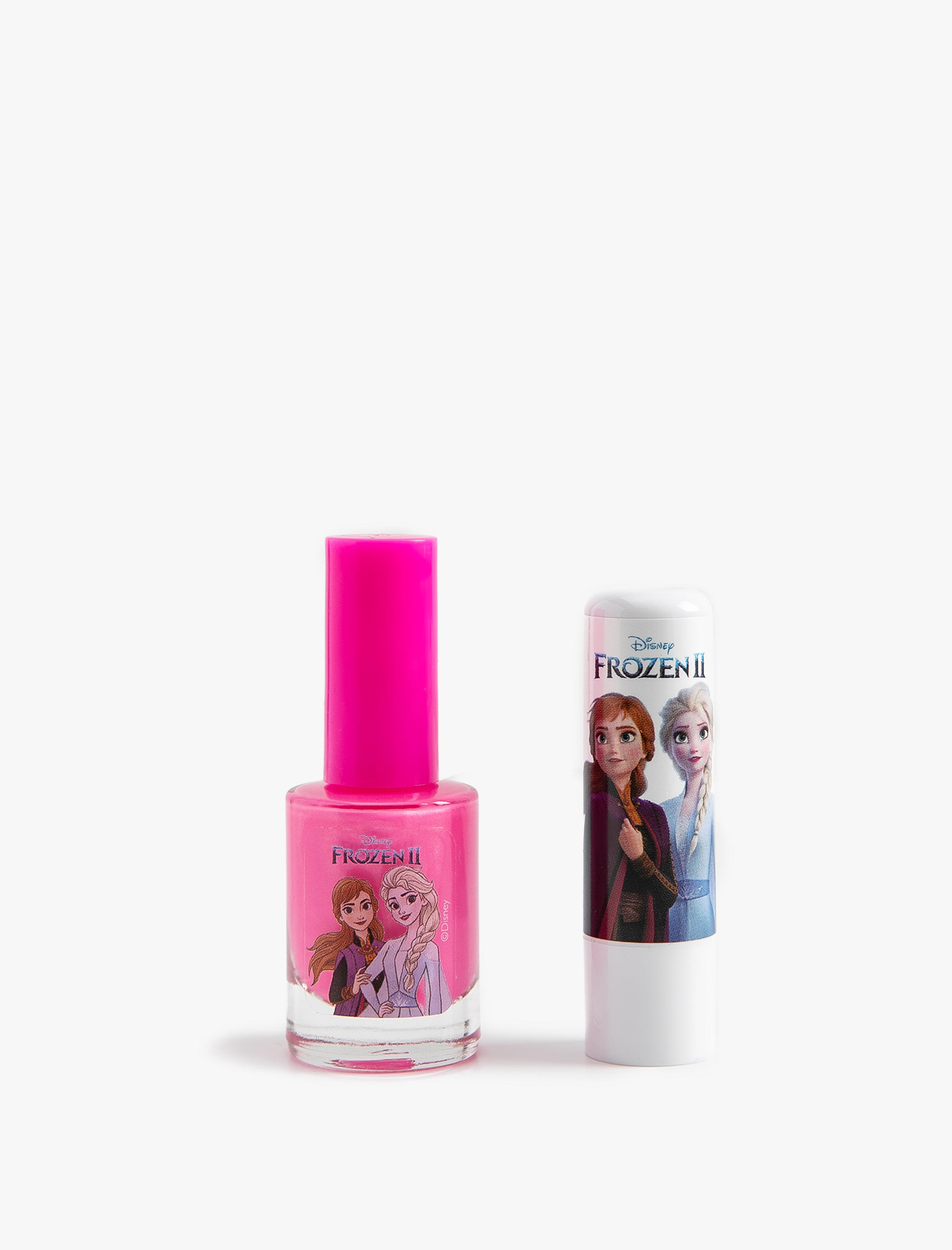  Kadın Frozen Temalı Dudak Nemlendirici ve Oje Lisanslı