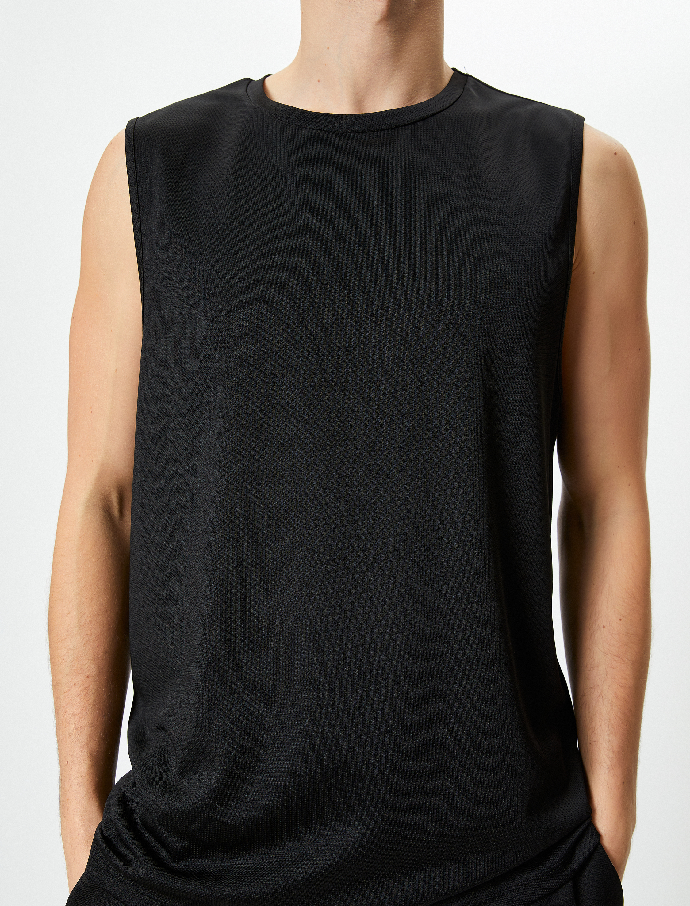   Sporcu Atleti Kolsuz Arkası Baskılı Sloganlı Bisiklet Yaka