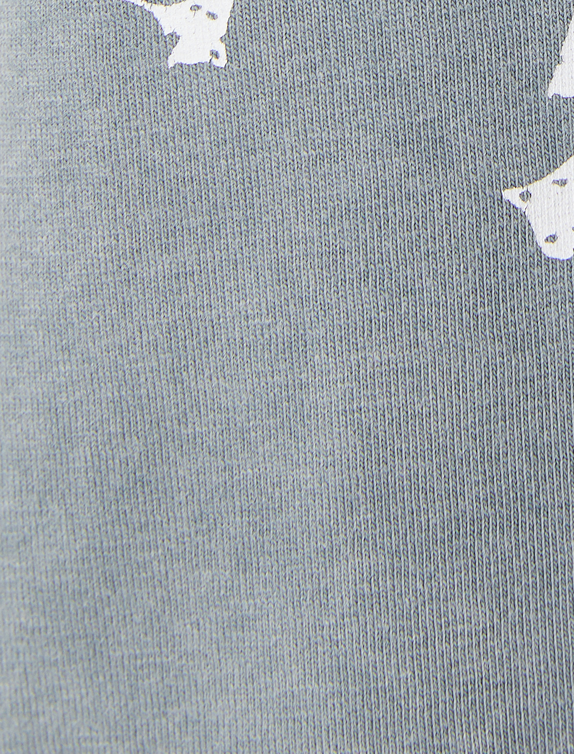   Kuru Kafa Baskılı Tişört Bisiklet Yaka Kısa Kollu