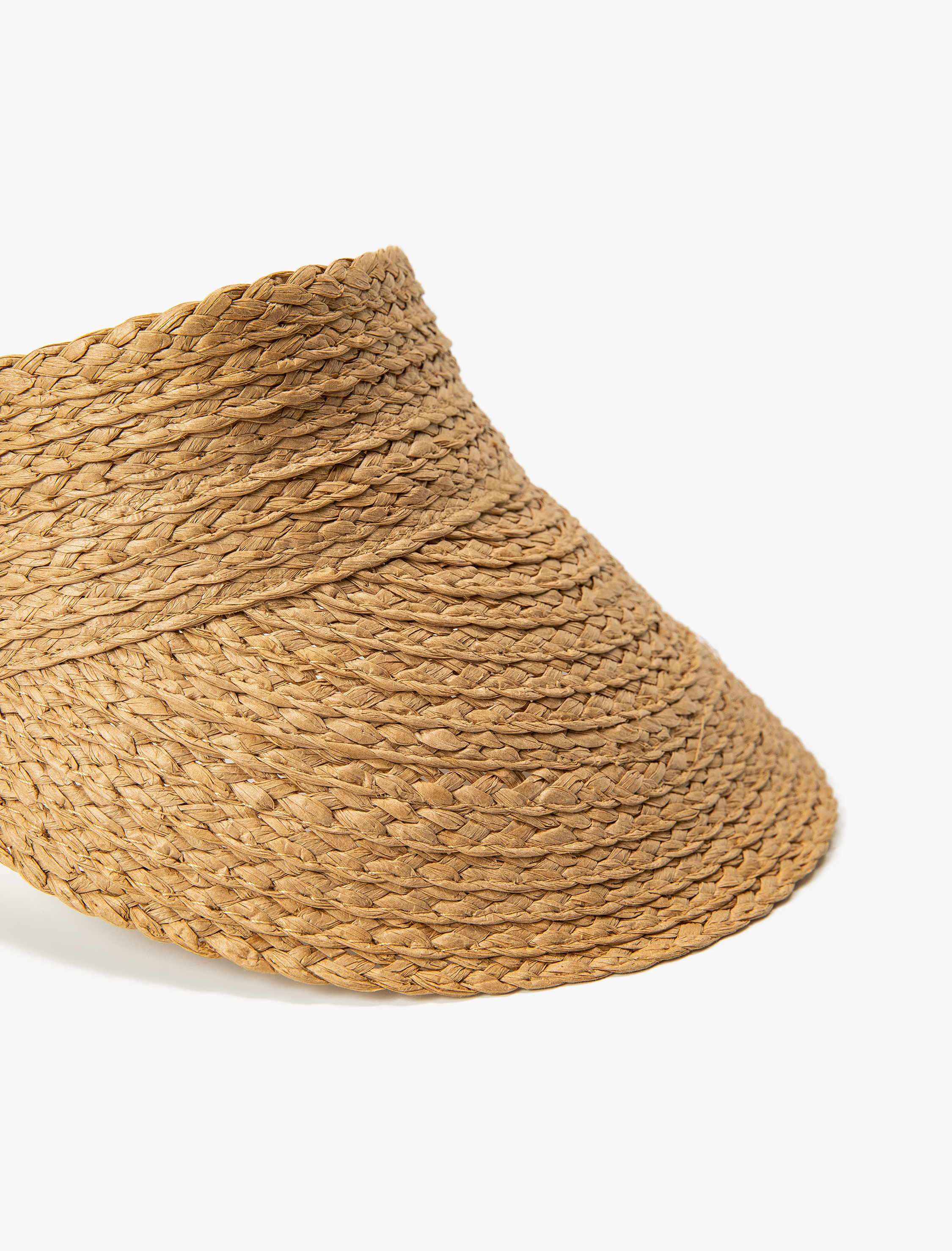  Kadın Hasır Vizör Şapka