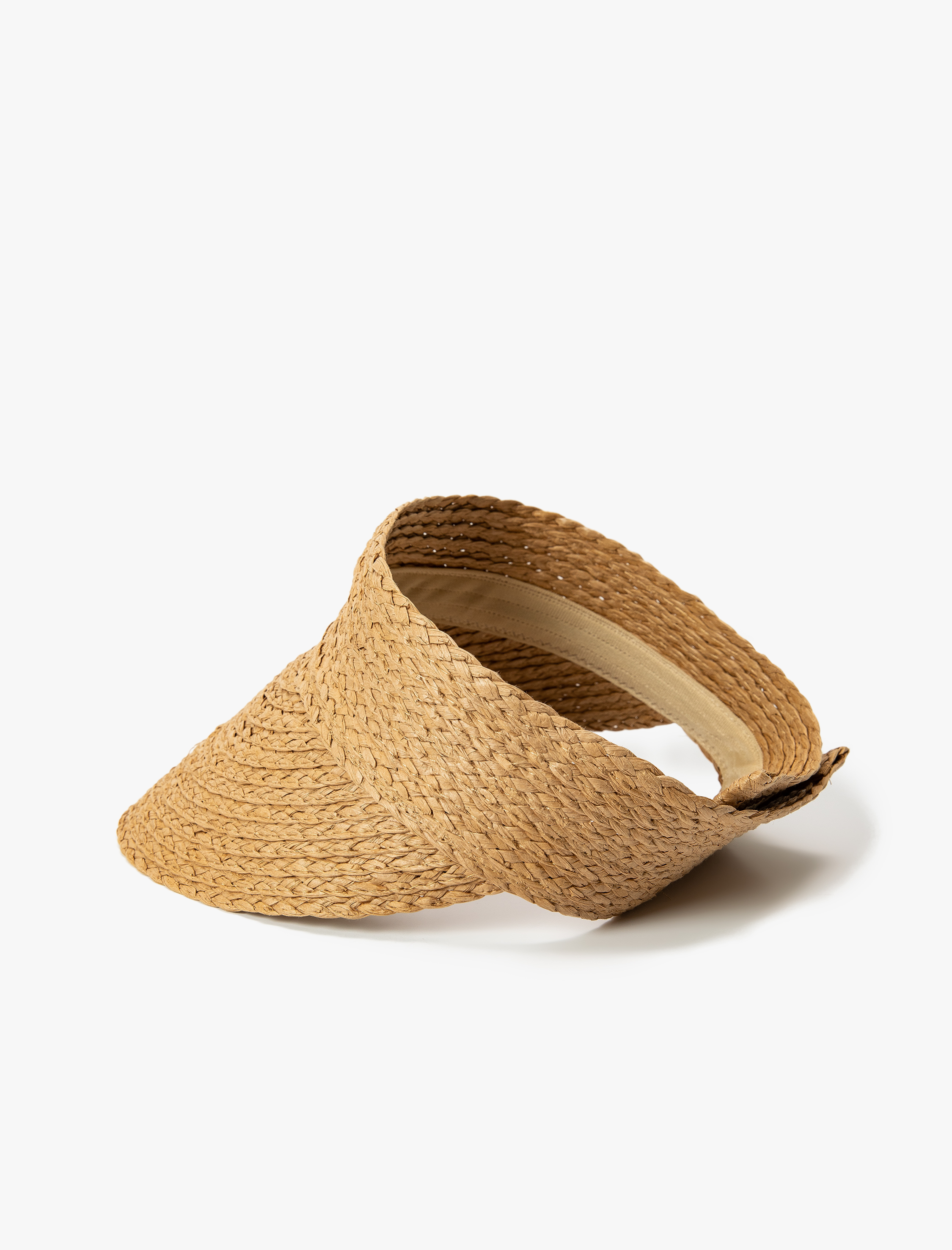  Kadın Hasır Vizör Şapka