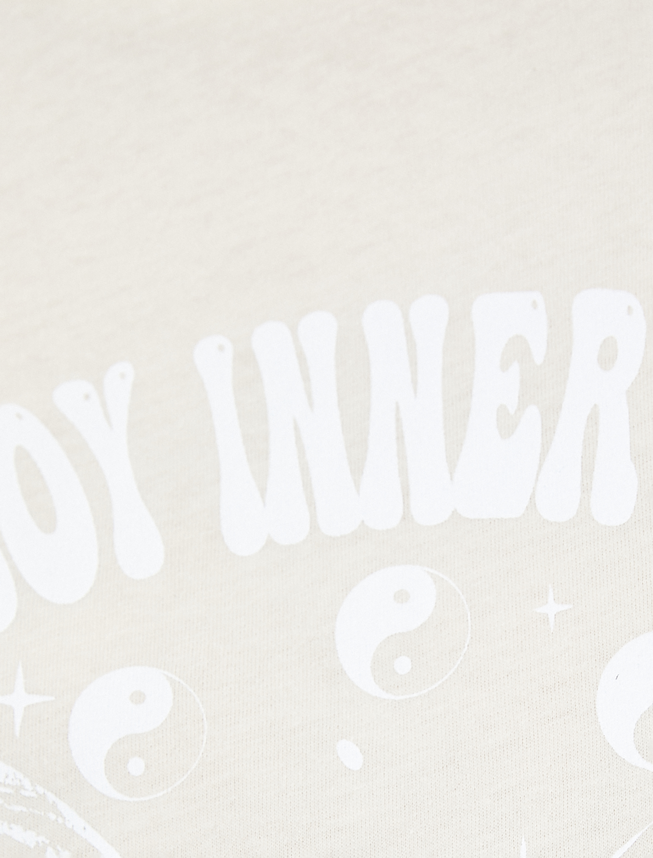   Rahat Kalıp Tişört Kısa Kollu Bisiklet Yaka Baskılı Pamuklu