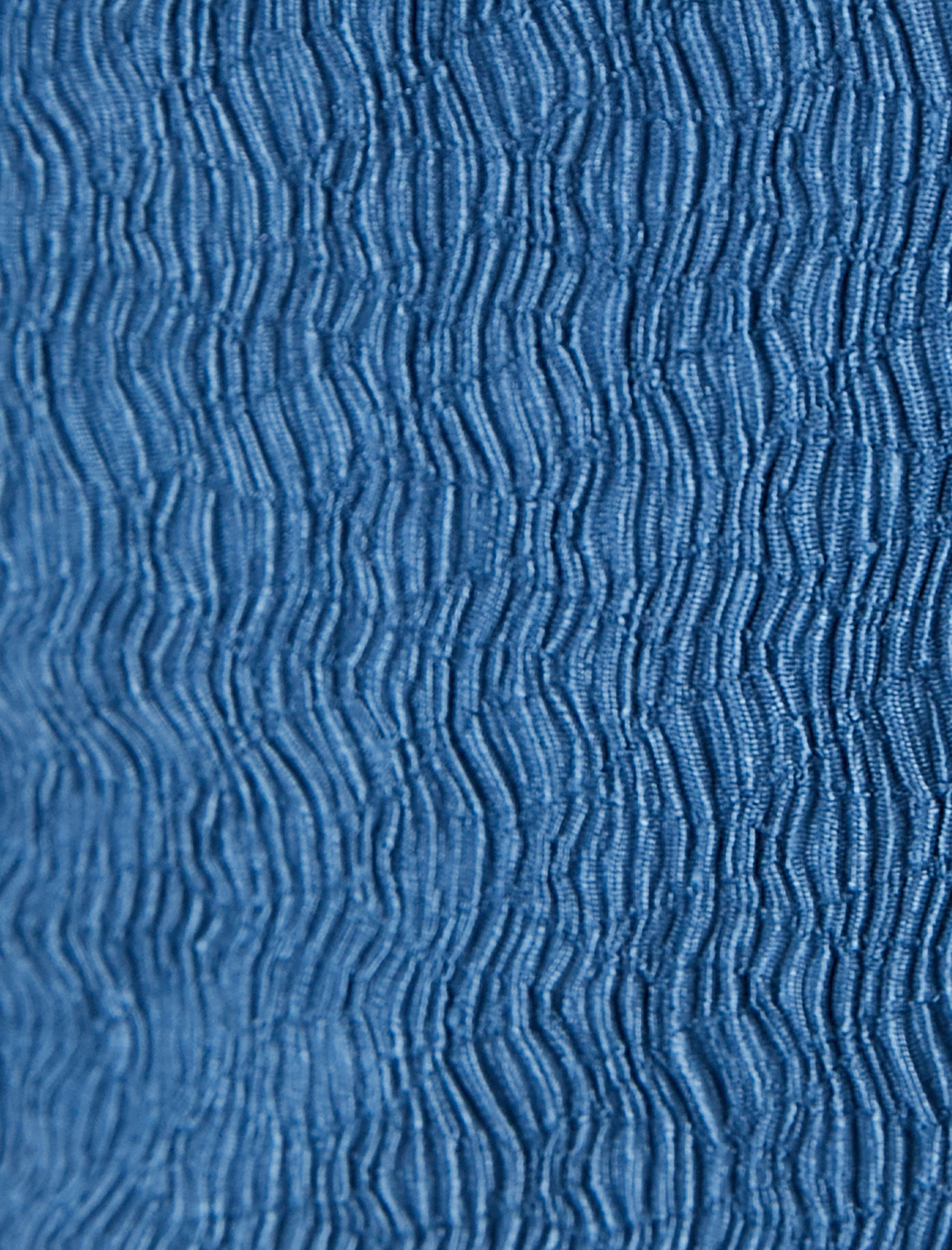   Crop Üst Sırt Dekolteli Boyundan Kalın Askılı Dokulu Derin V Yaka Bürümcük